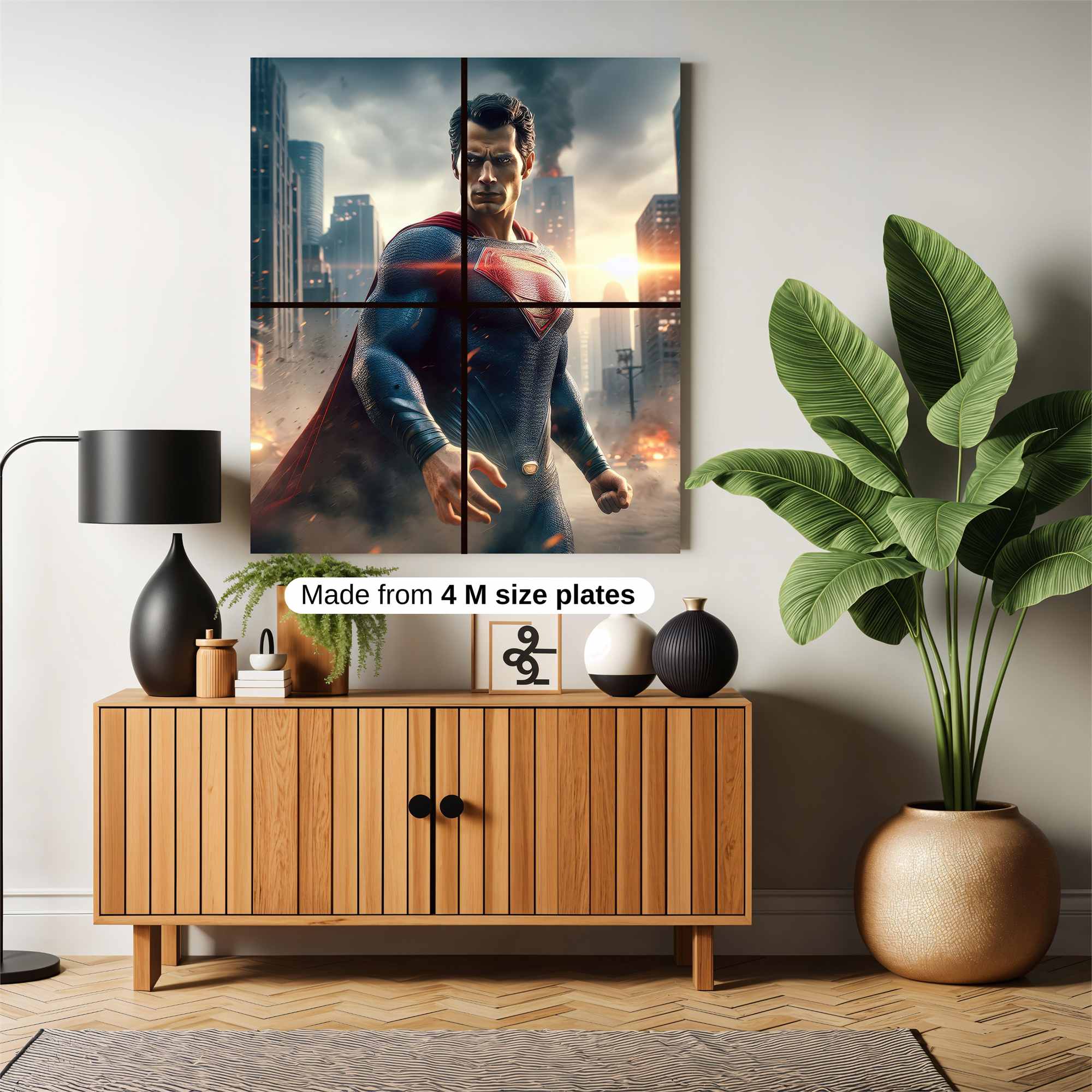 Superman Resolute Safe Wall Magnetic / M