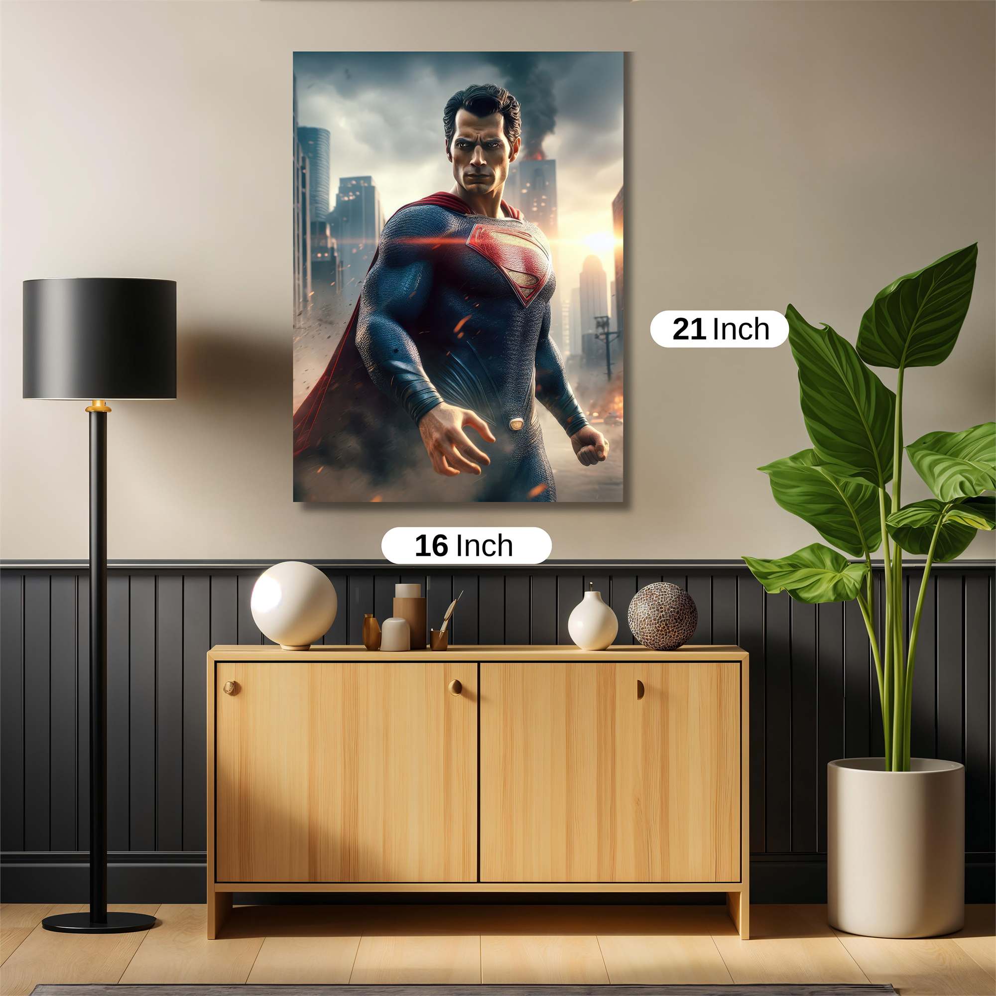 Superman Resolute Safe Wall Magnetic / M