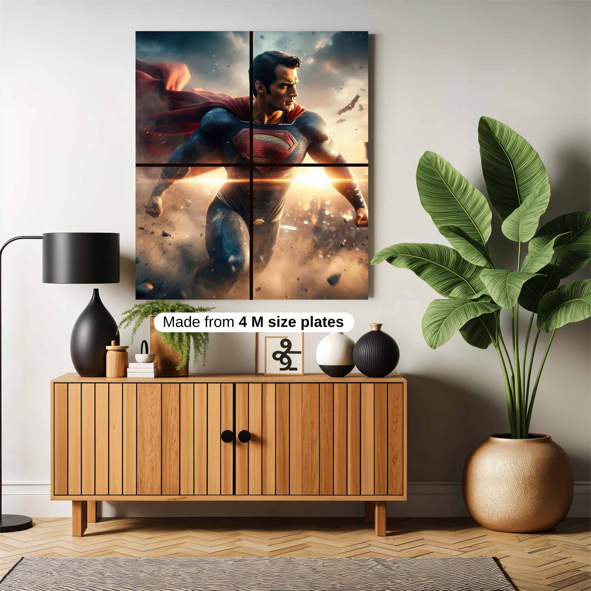 Superman Resolute Safe Wall Magnetic / M