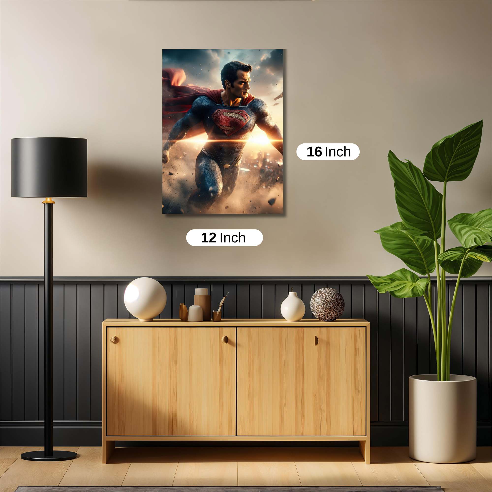 Superman Resolute Safe Wall Magnetic / M
