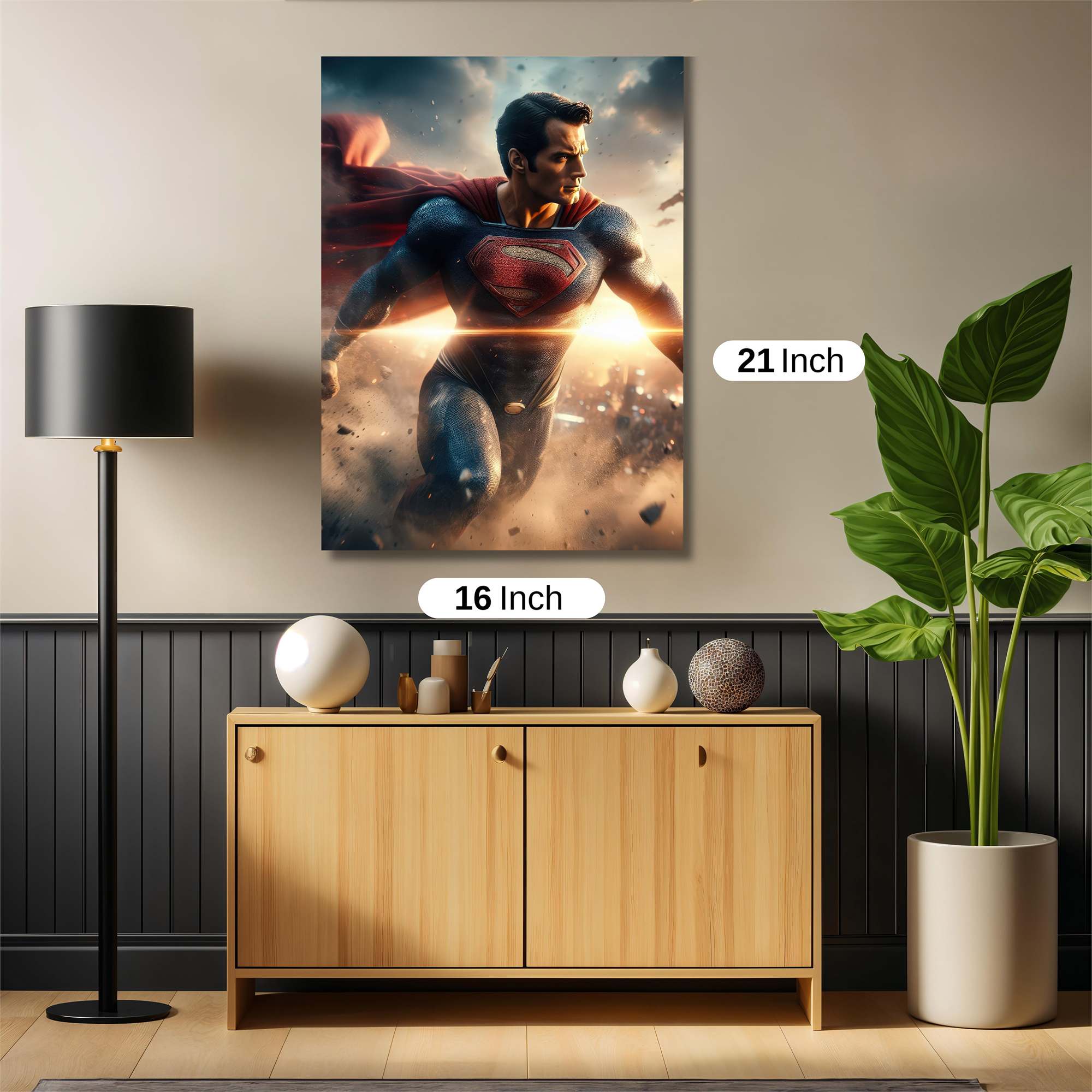Superman Resolute Safe Wall Magnetic / M