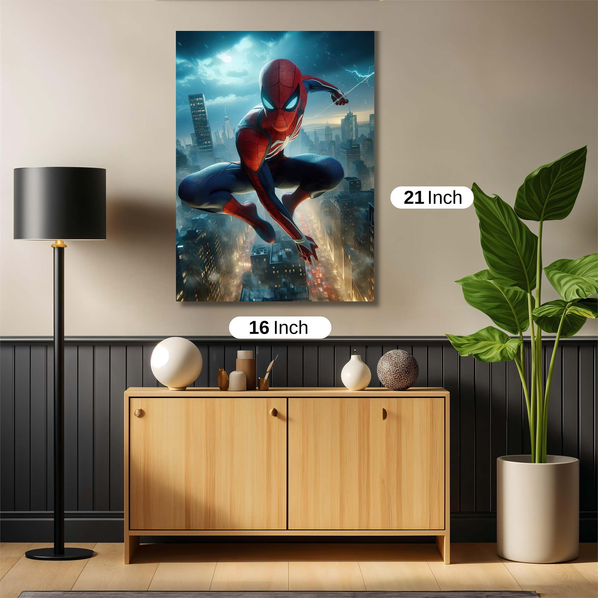 Spider-Man Thunderous Safe Wall Magnetic / M