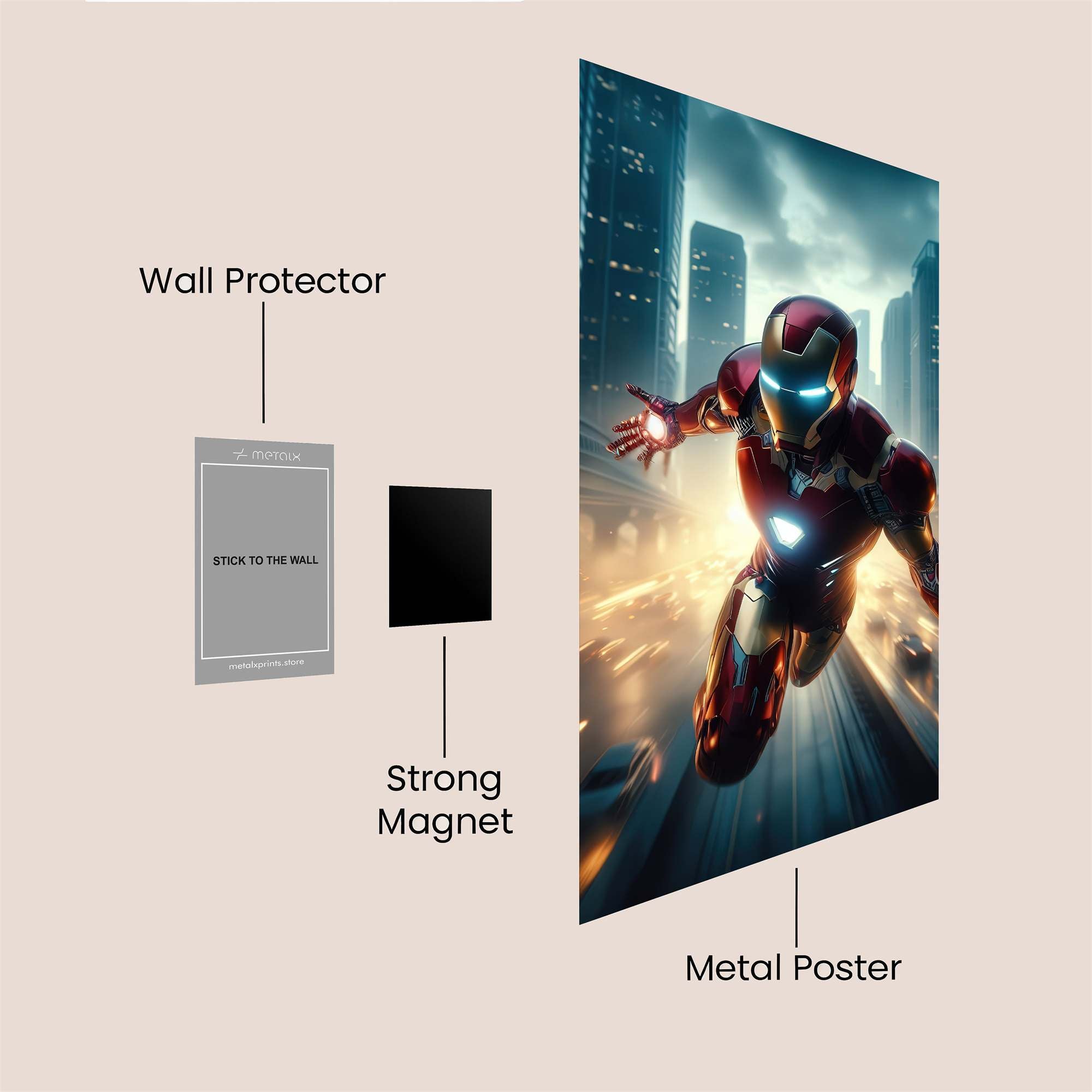 Ironman Dynamic Safe Wall Magnetic / M