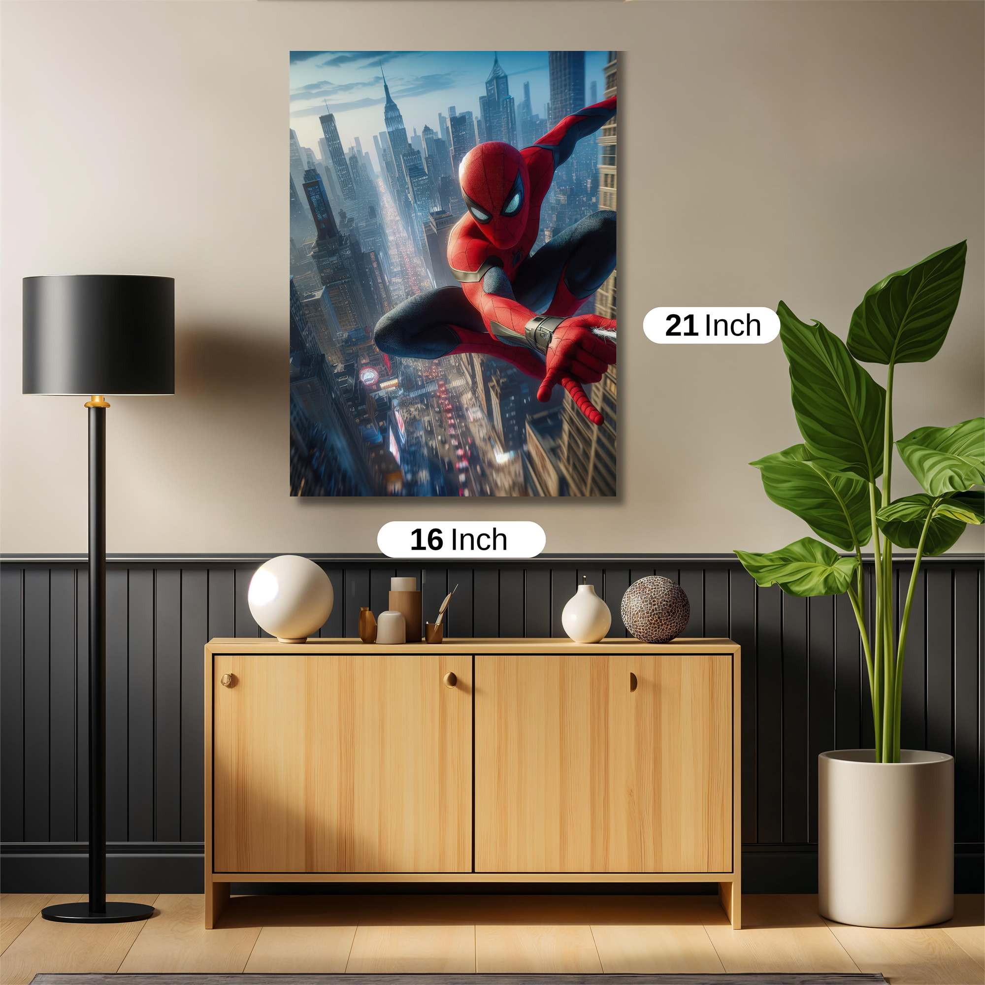 Spider-Man Dynamic Safe Wall Magnetic / M