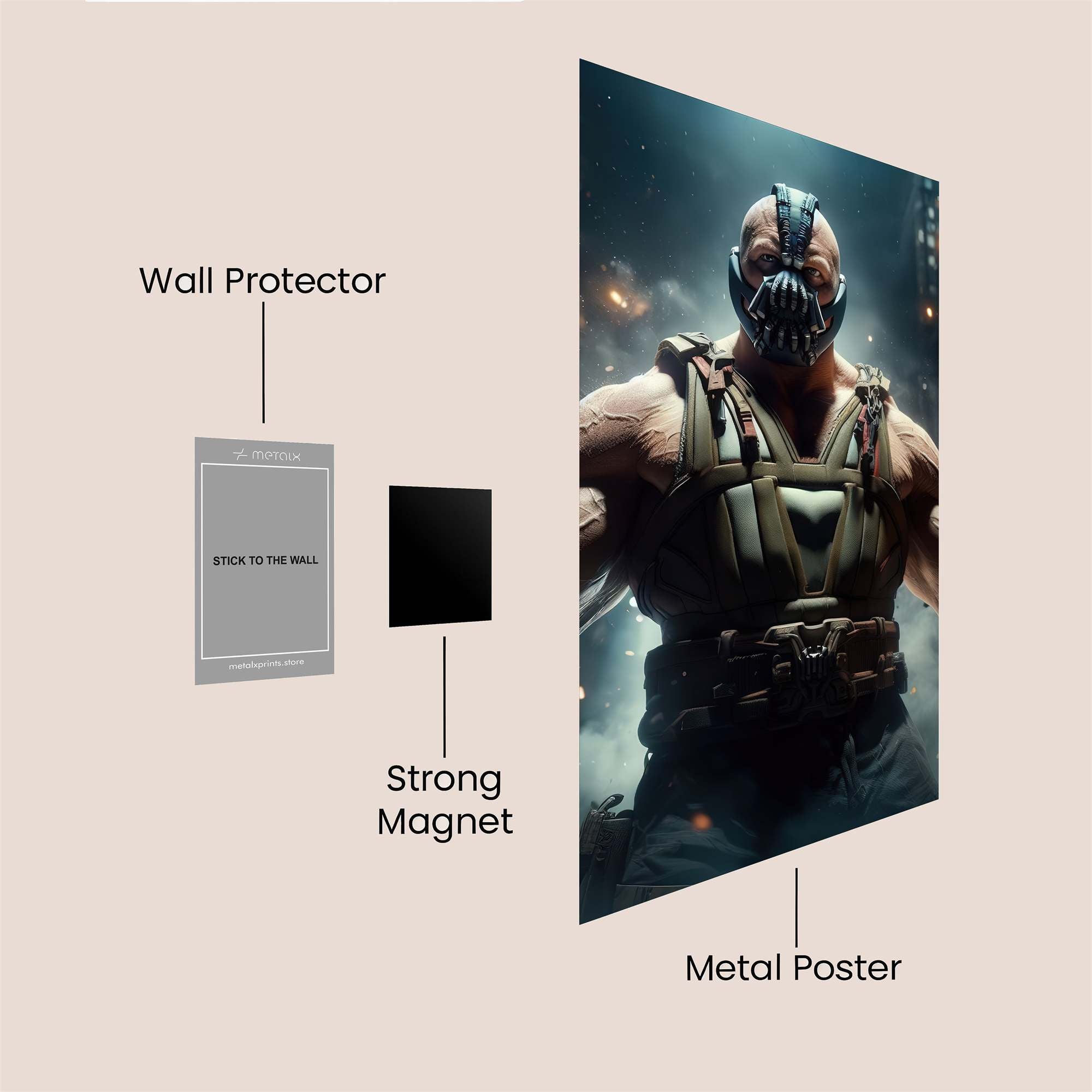 Bane Ferocious Safe Wall Magnetic / M