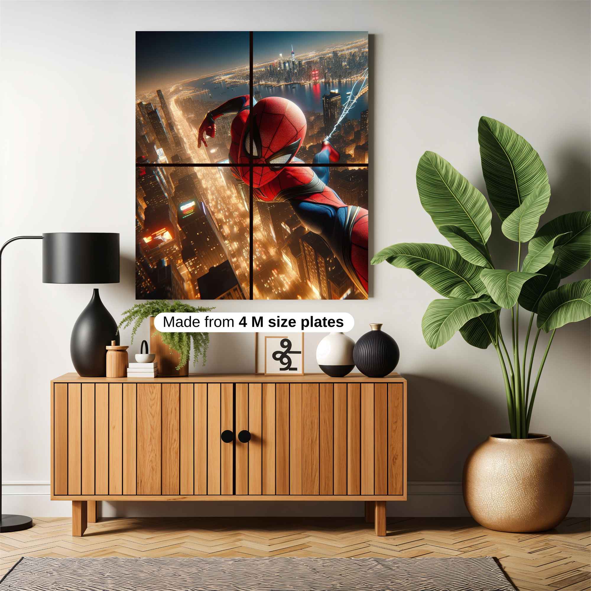 Spider-Man Dazzling Safe Wall Magnetic / M