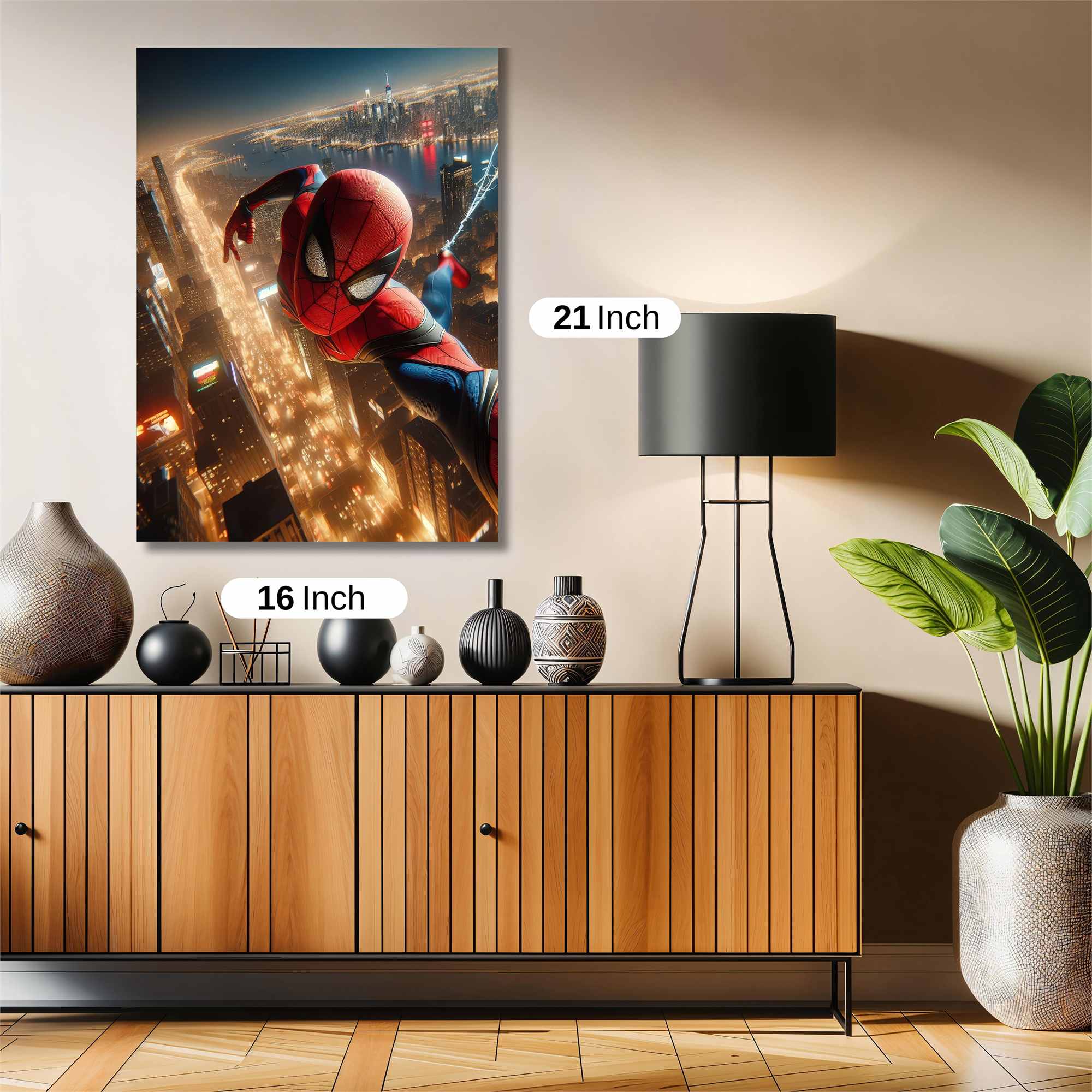 Spider-Man Dazzling Safe Wall Magnetic / M