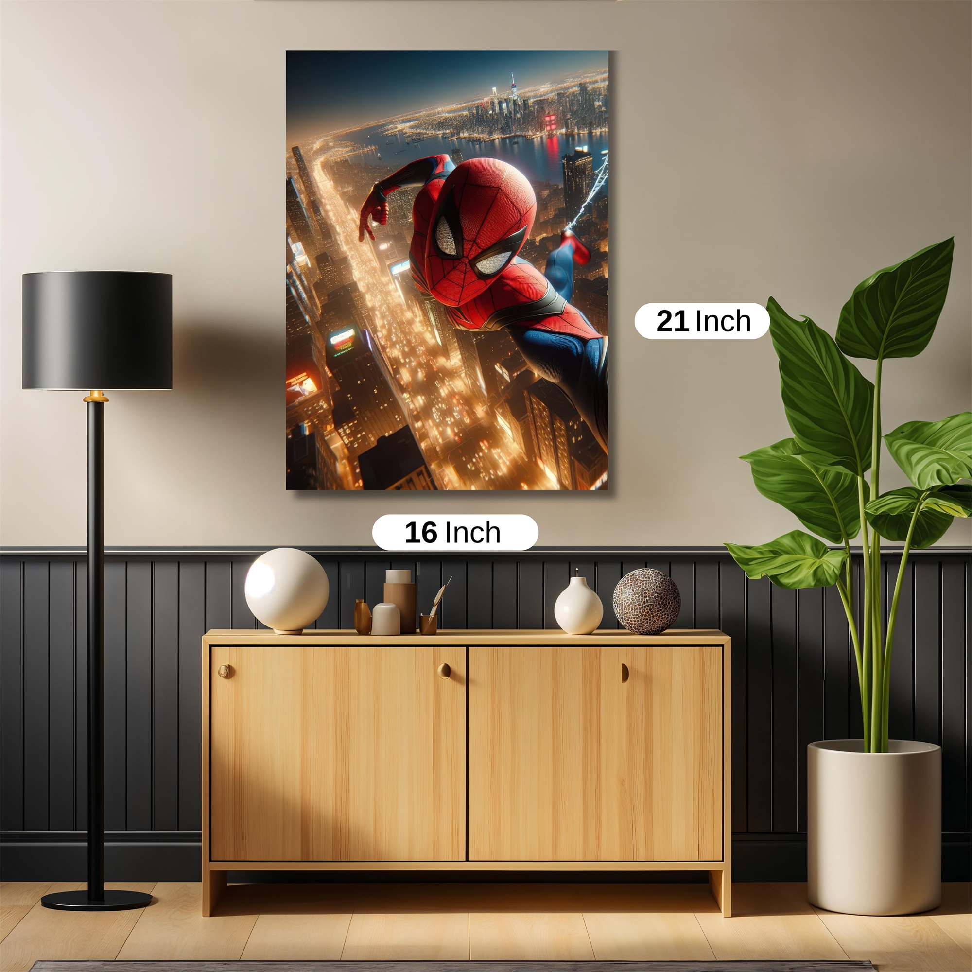 Spider-Man Dazzling Safe Wall Magnetic / M