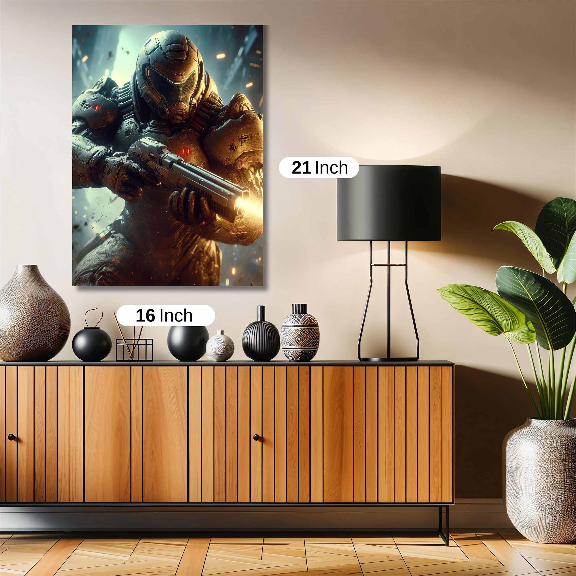 Doom Slayer Safe Wall Magnetic / M
