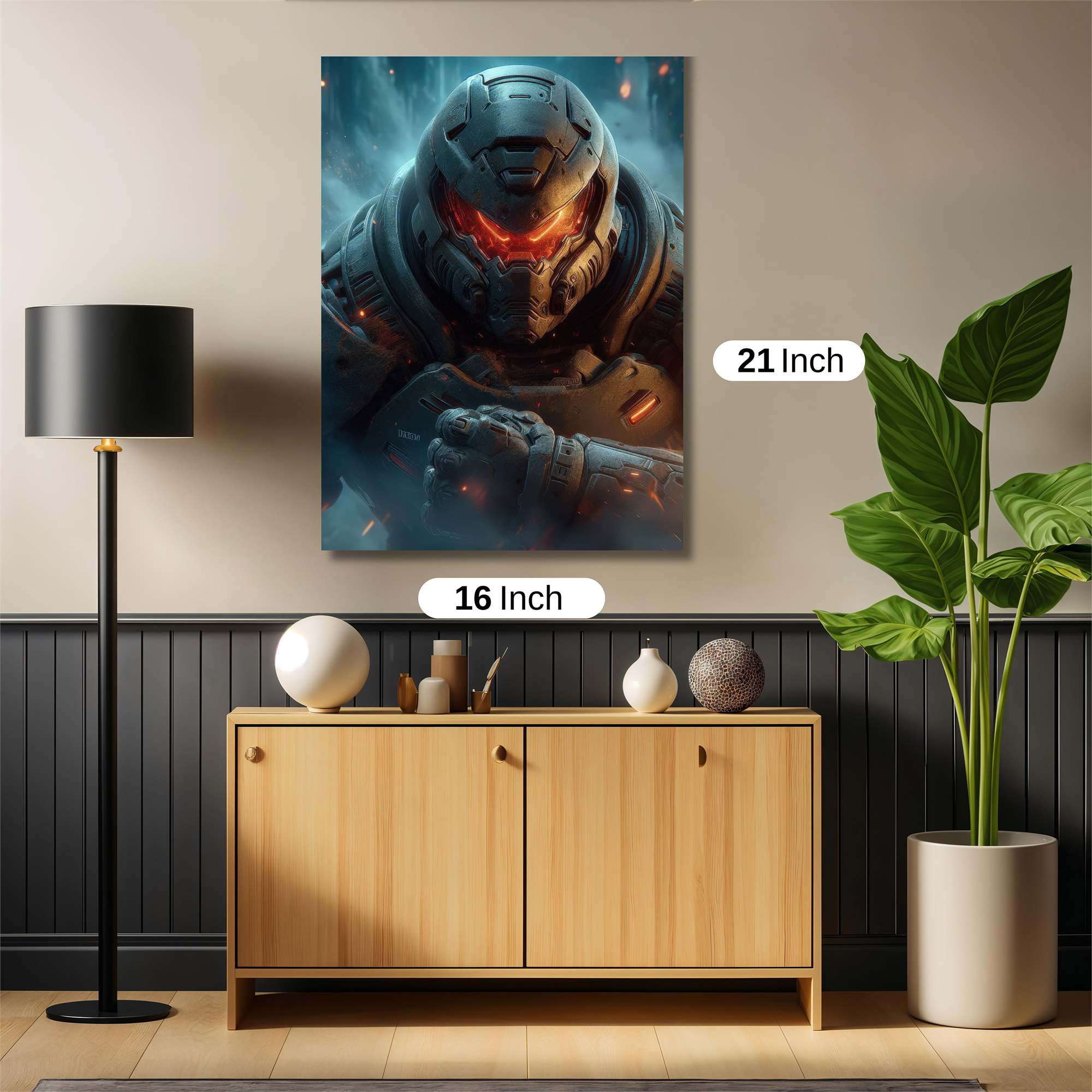 Doom Slayer Safe Wall Magnetic / M