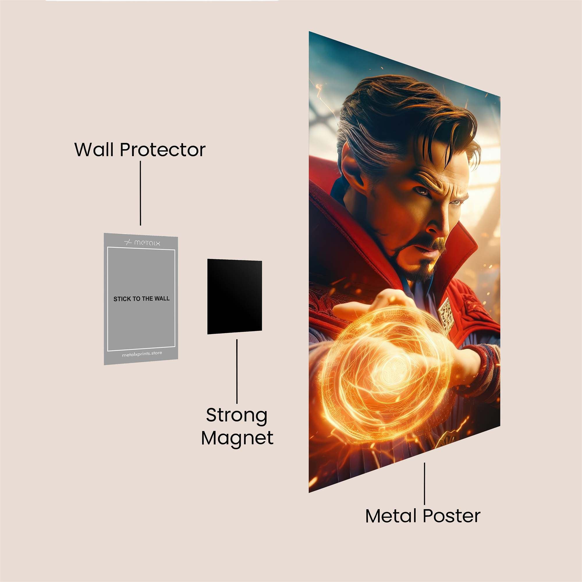 Strange Enigma Safe Wall Magnetic / M