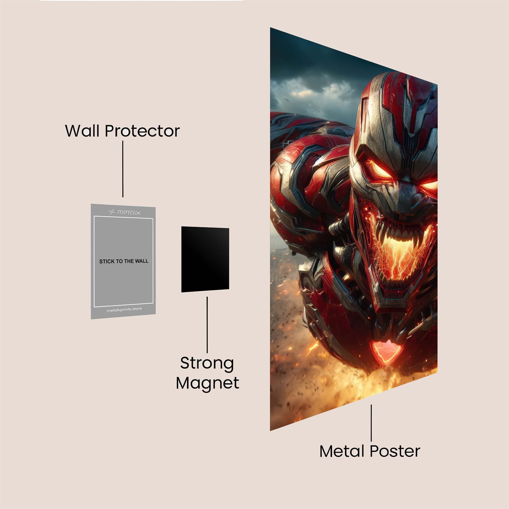 Iron Menace Safe Wall Magnetic / M