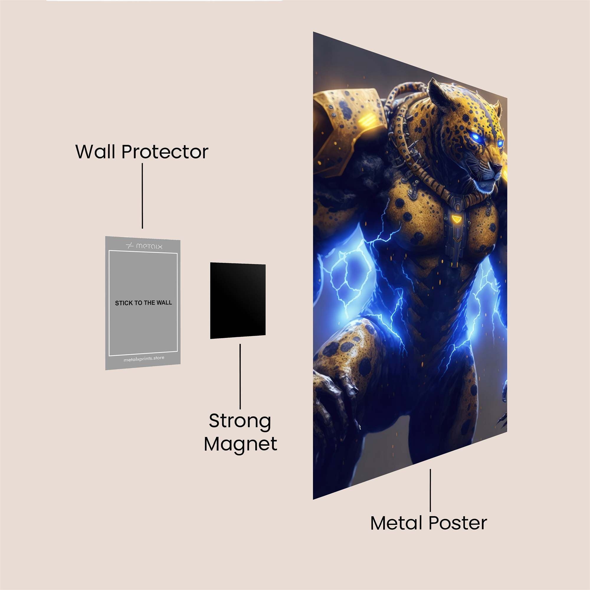 Jaguar Thunder Safe Wall Magnetic / M