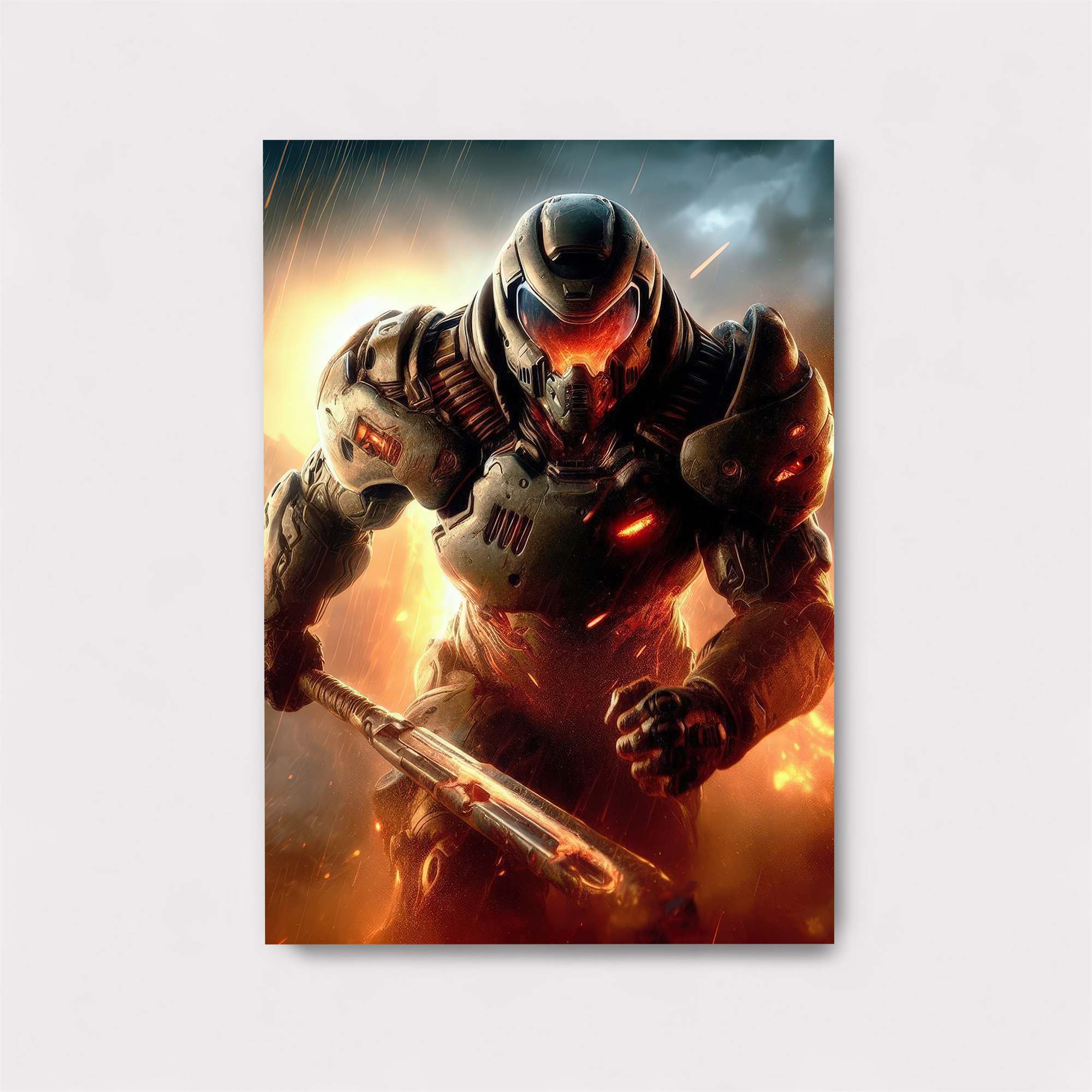 Doom Slayer Safe Wall Magnetic / M