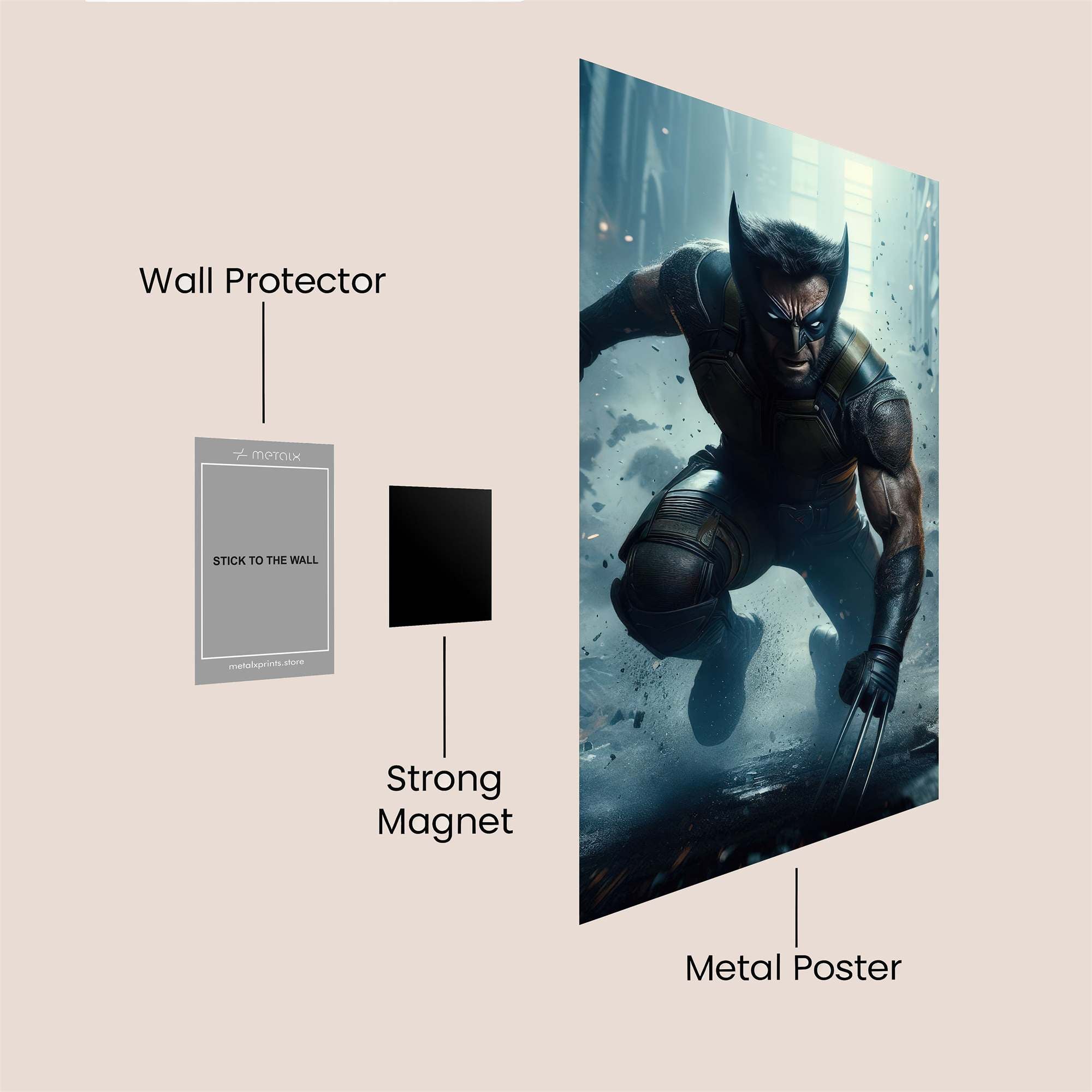 Wolverine Intense Safe Wall Magnetic / M