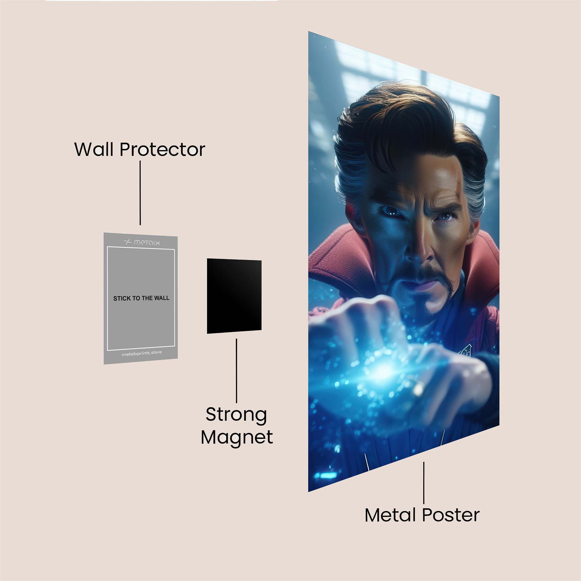 Strange Enigma Safe Wall Magnetic / M