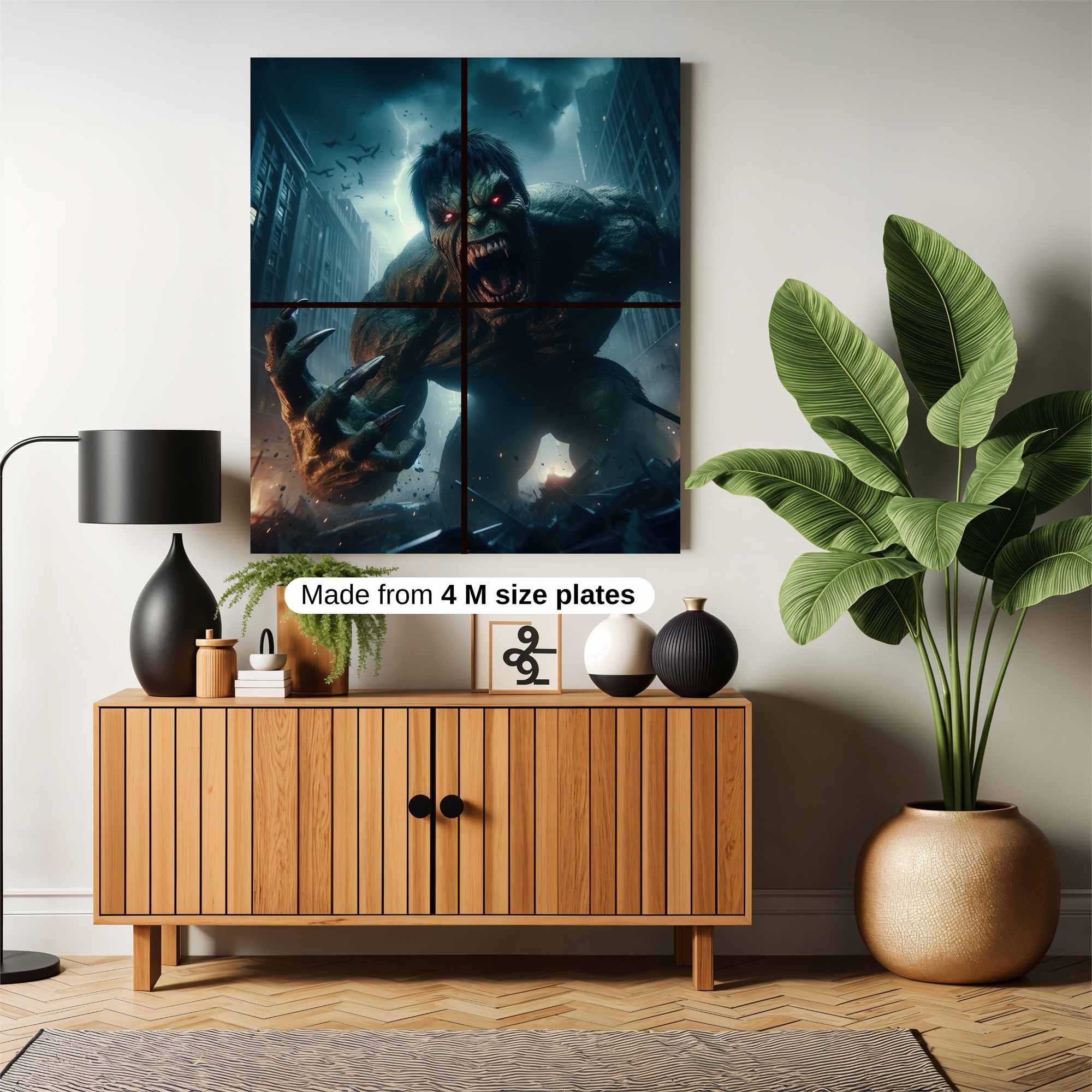 Hulk Rampage Safe Wall Magnetic / M