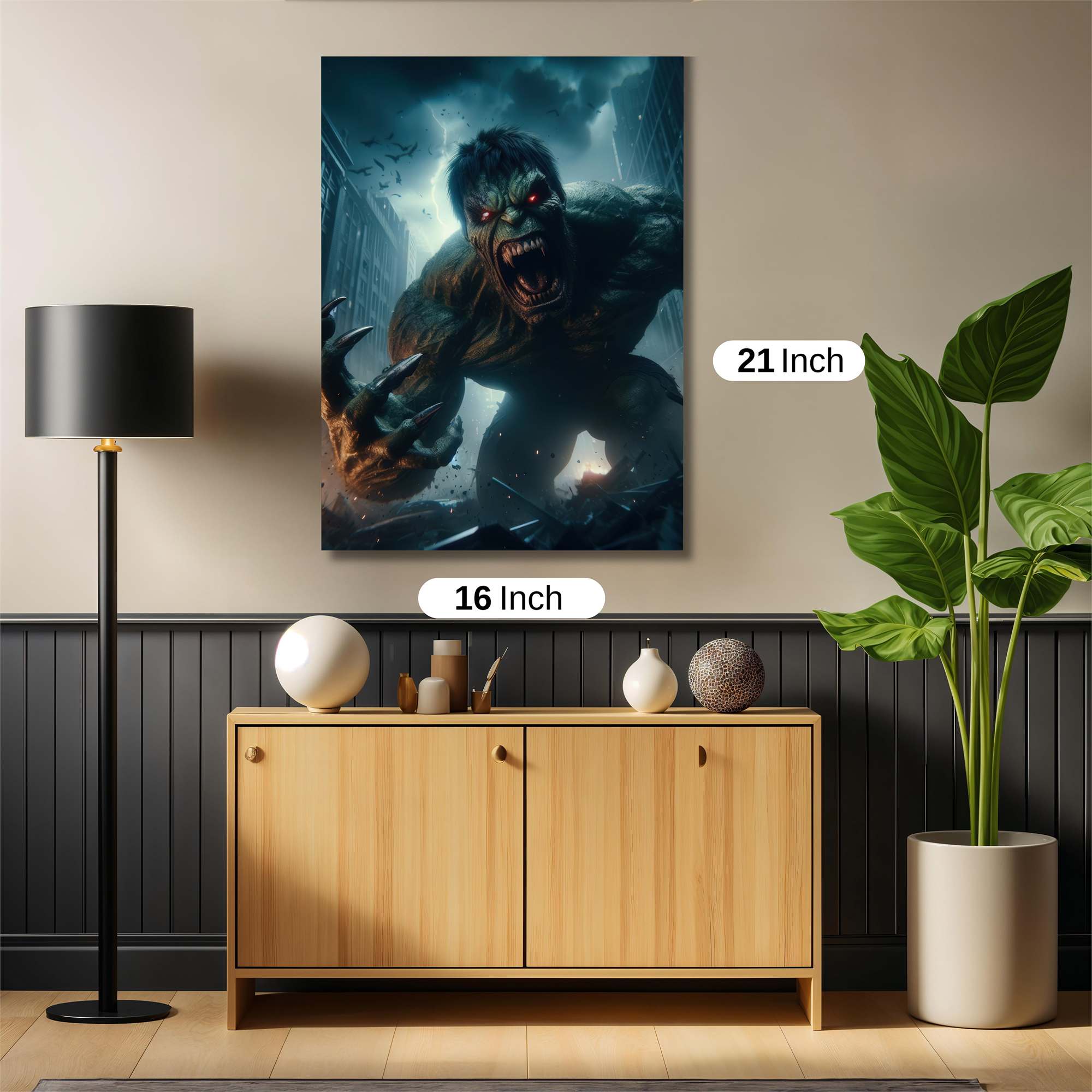 Hulk Rampage Safe Wall Magnetic / M