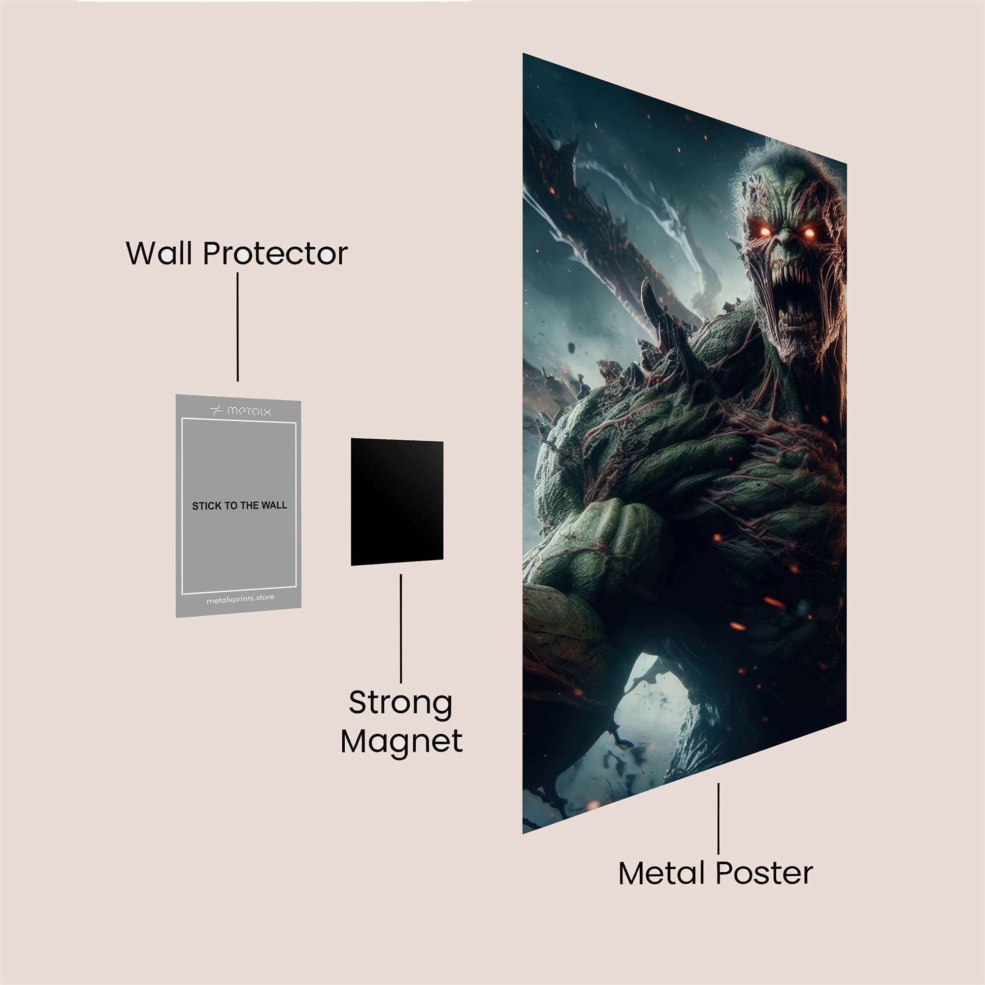 Swamp Terror Safe Wall Magnetic / M