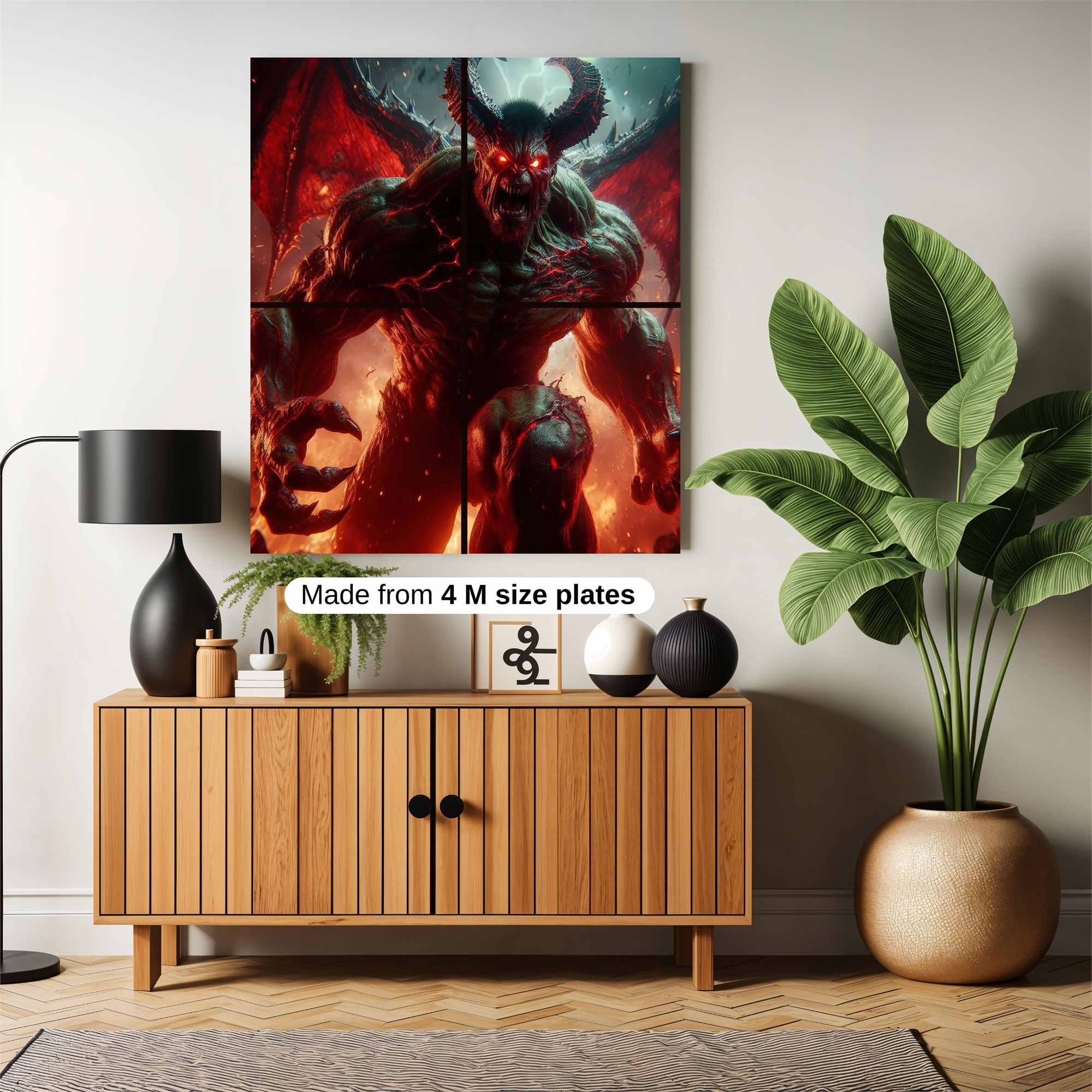 Demon Rage Safe Wall Magnetic / M