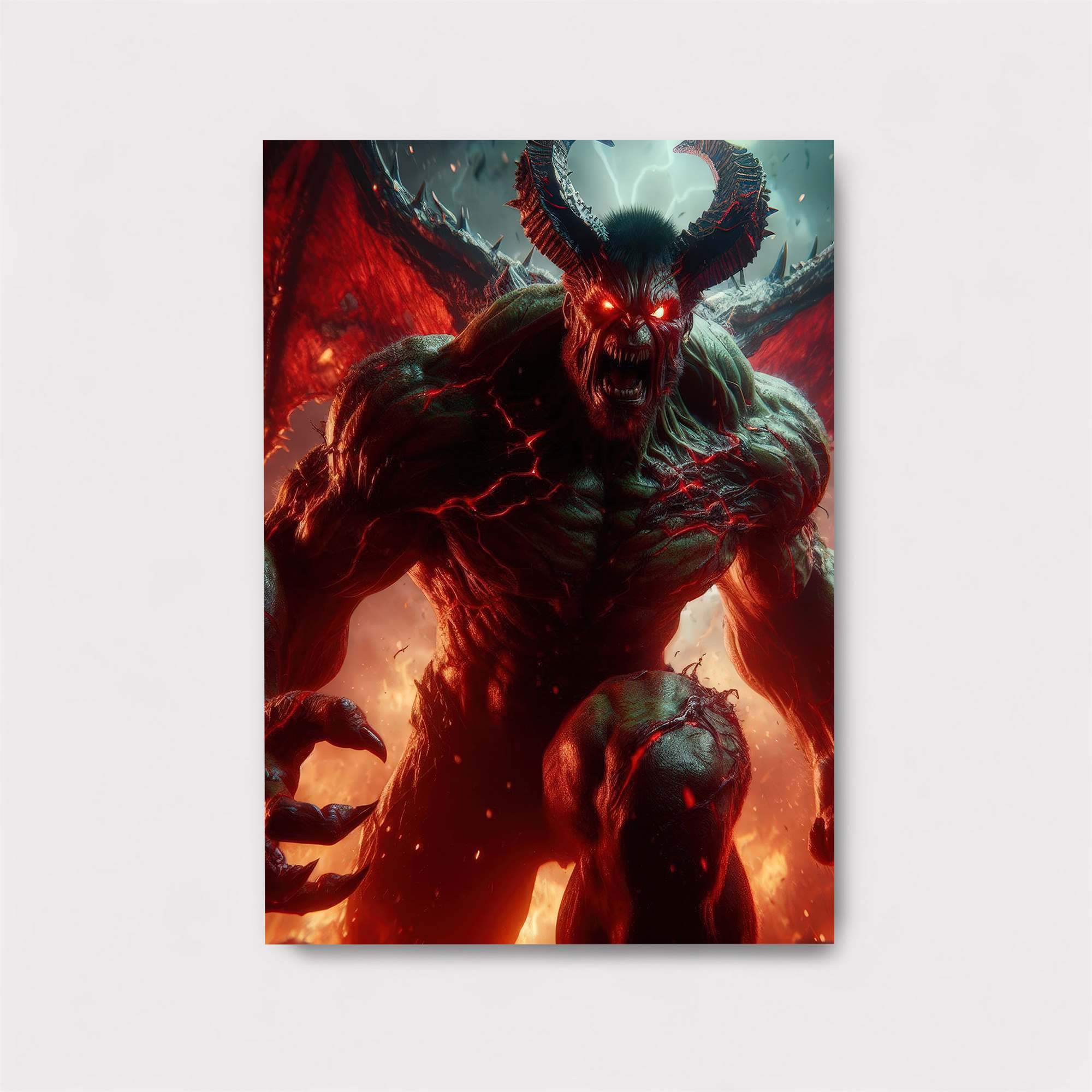 Demon Rage Safe Wall Magnetic / M