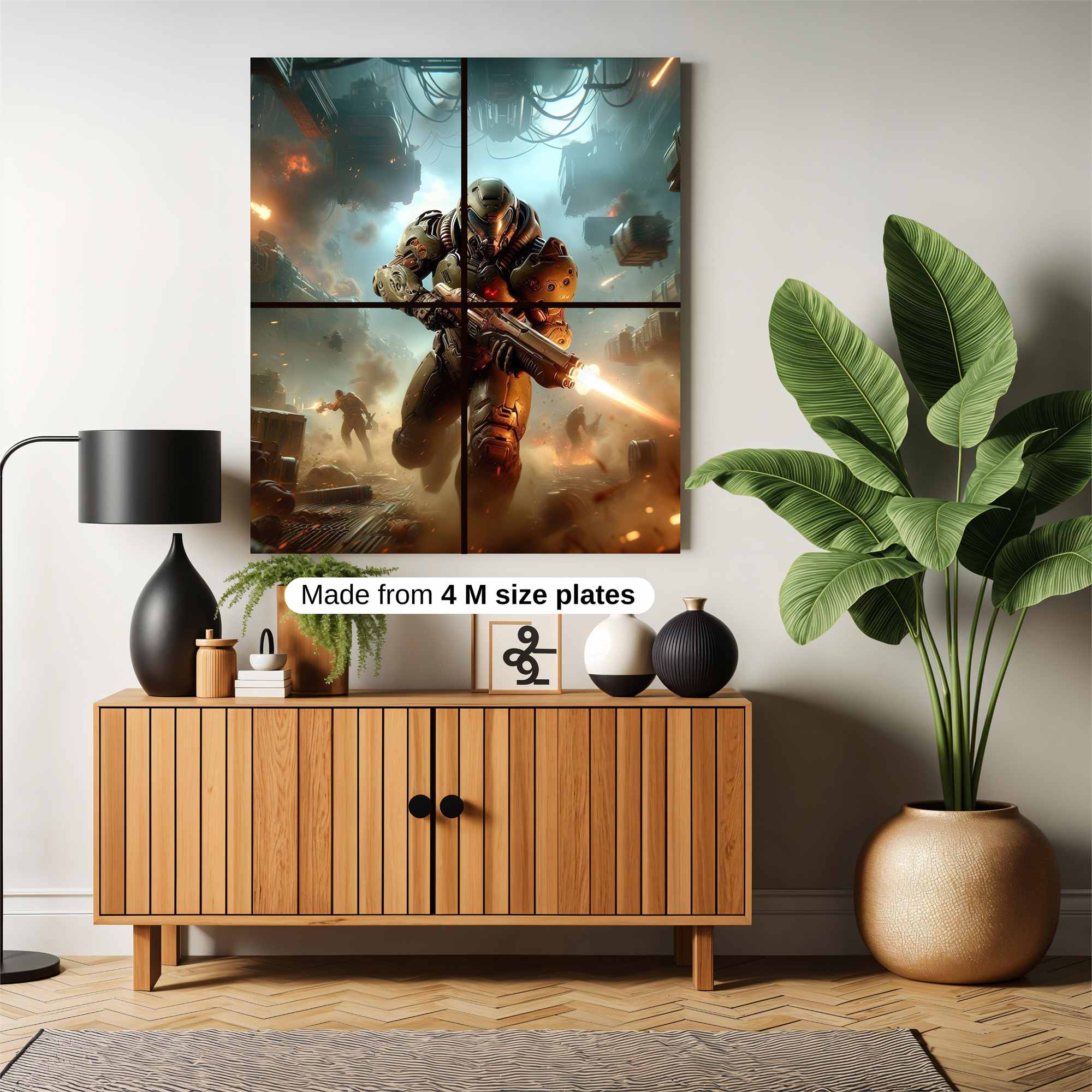 Doom Slayer Safe Wall Magnetic / M