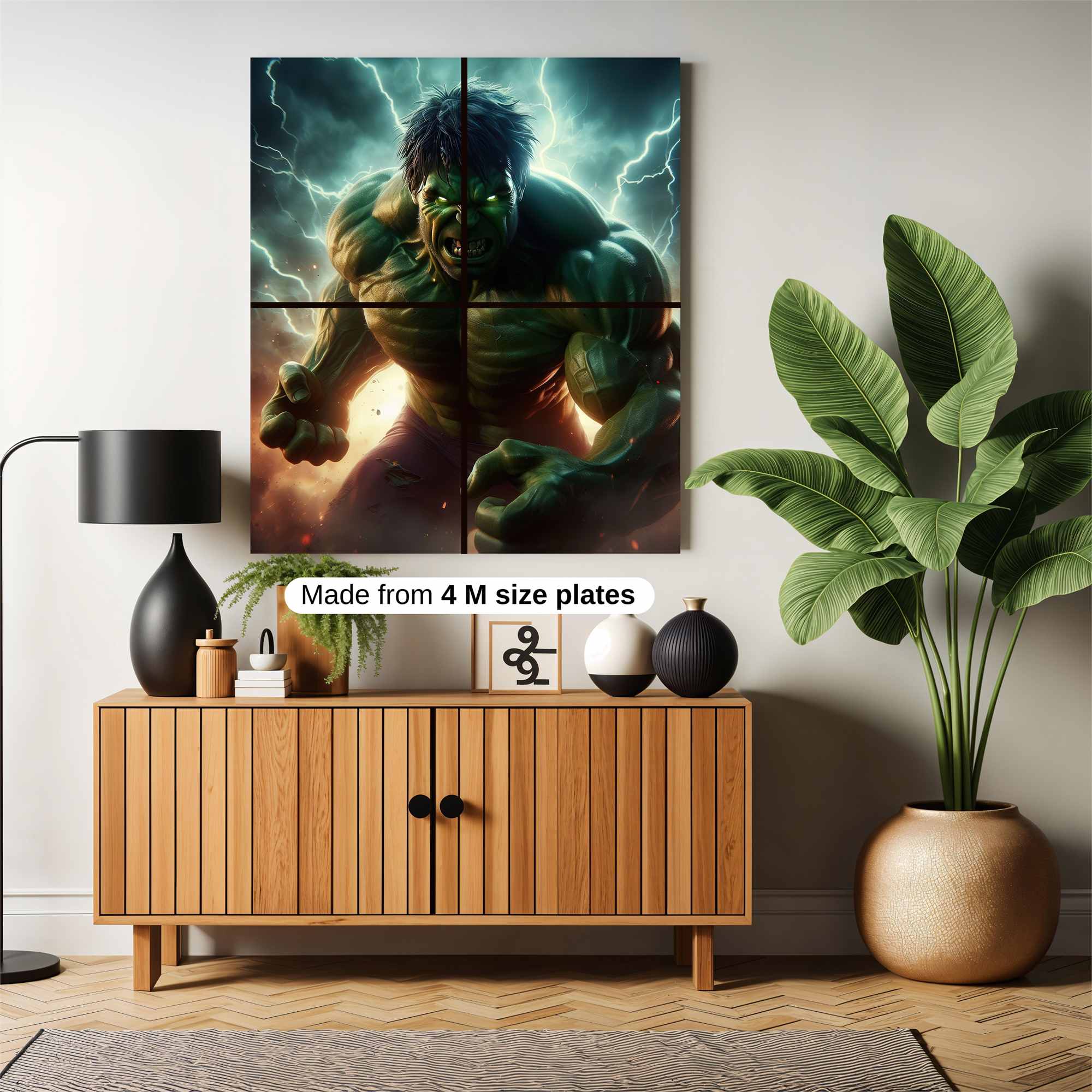 Hulk Thunderous Safe Wall Magnetic / M