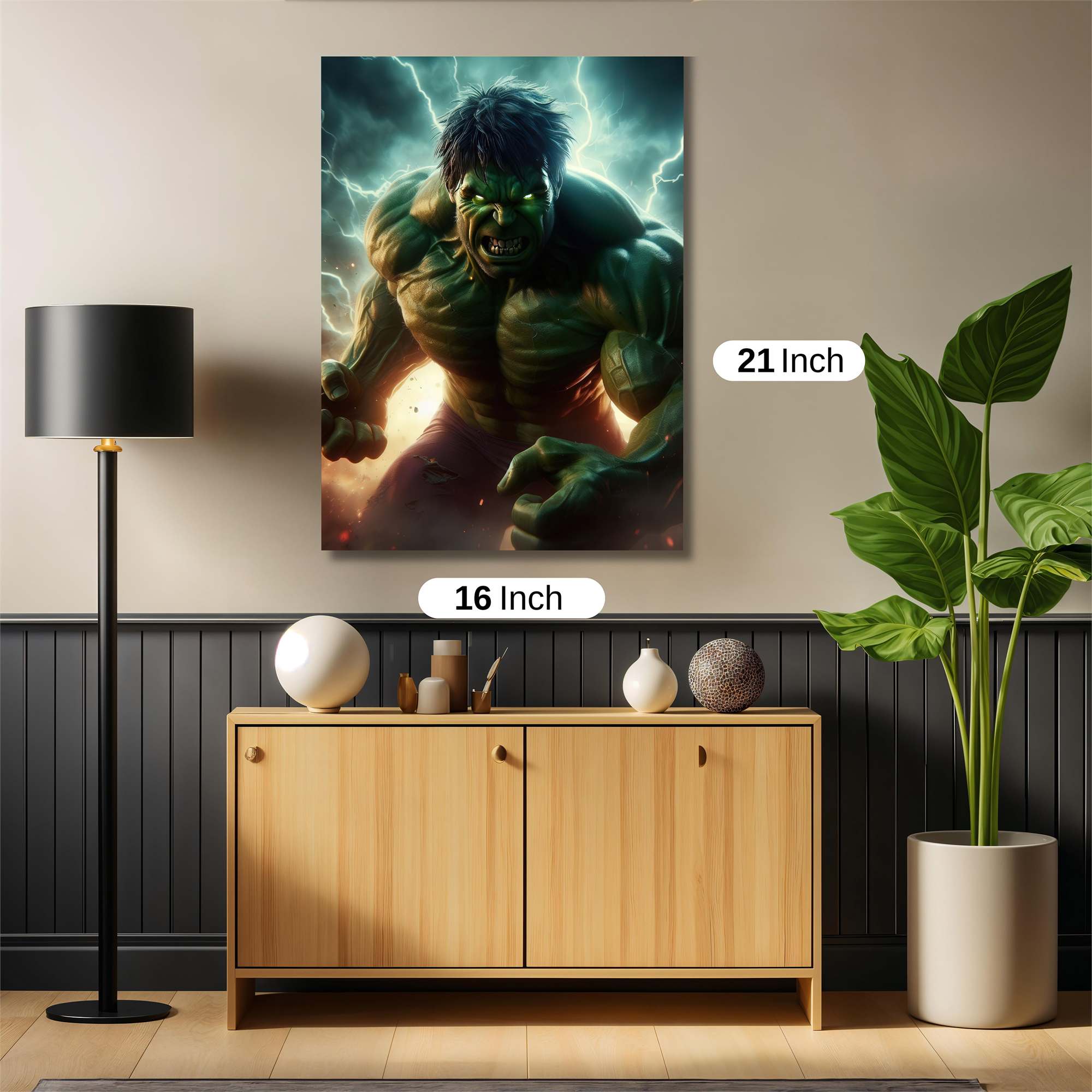 Hulk Thunderous Safe Wall Magnetic / M
