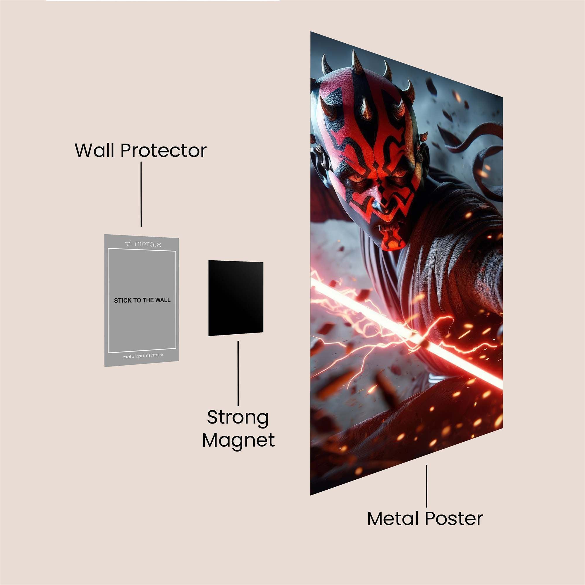 Maul Menacing Safe Wall Magnetic / M