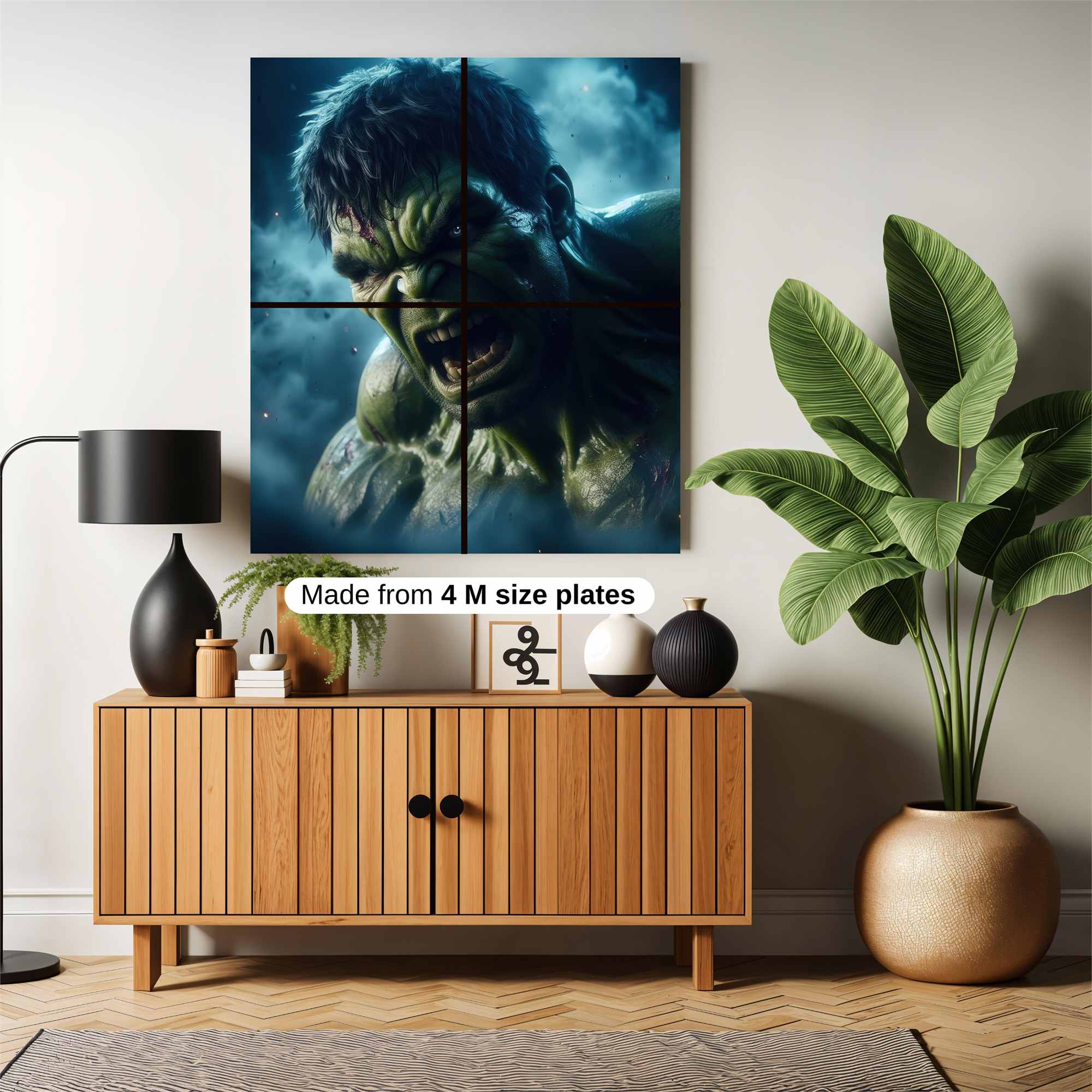 Hulk Ferocious Safe Wall Magnetic / M