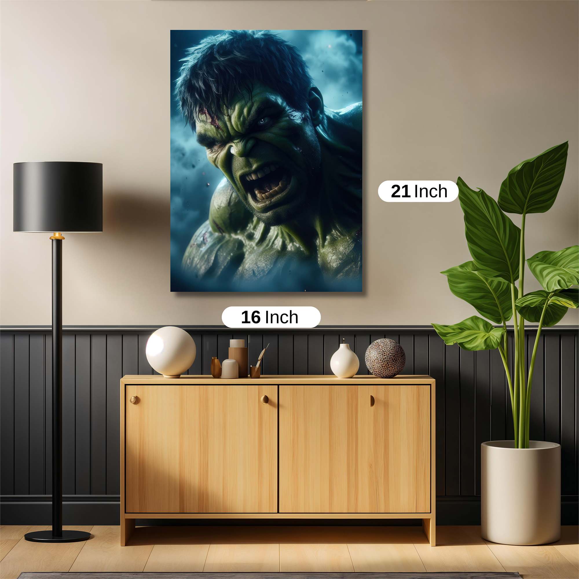 Hulk Ferocious Safe Wall Magnetic / M