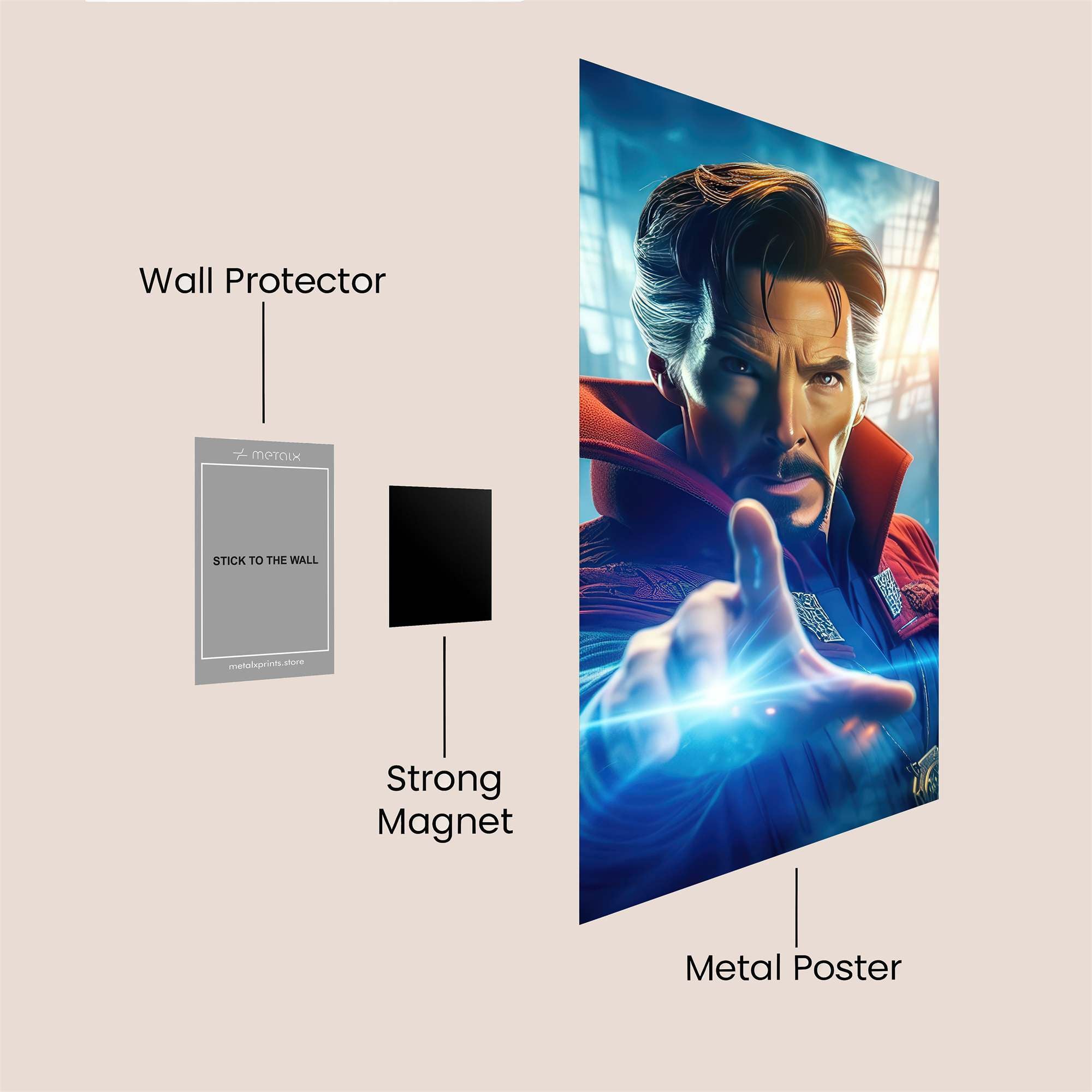 Strange Enigma Safe Wall Magnetic / M