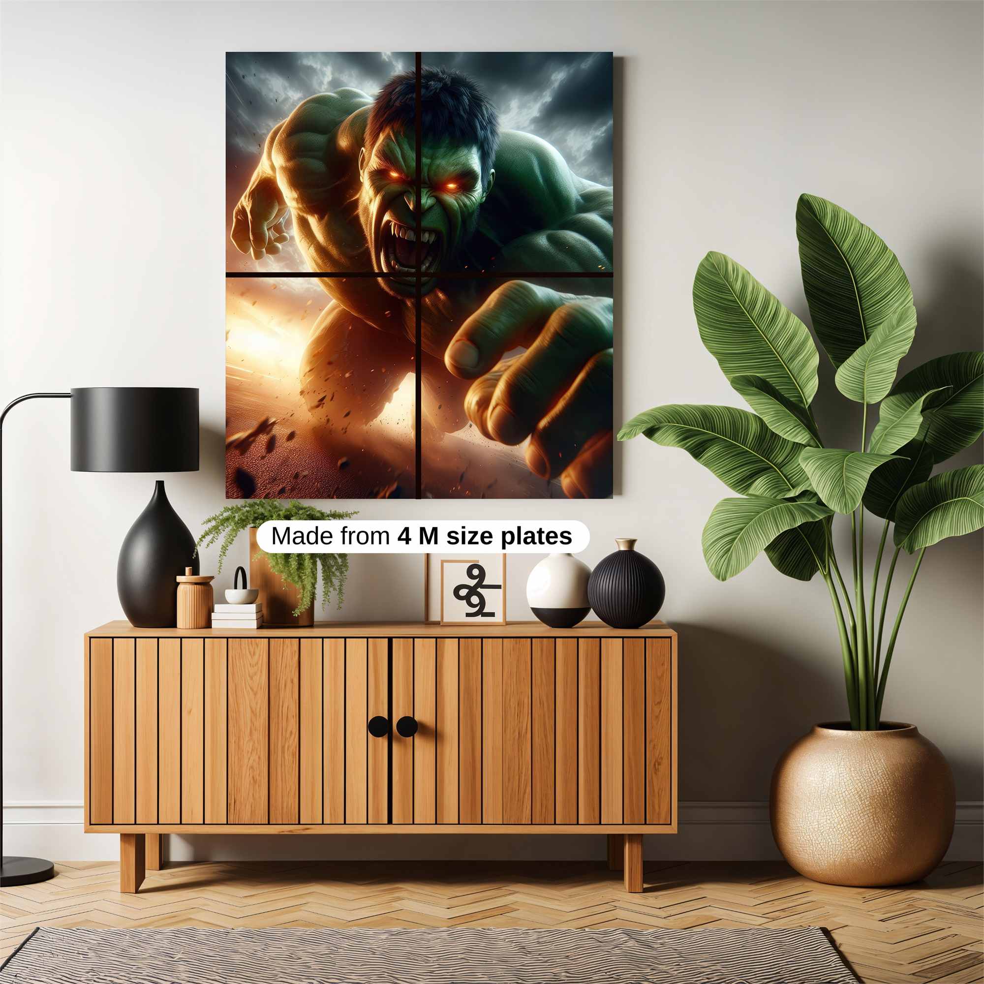 Hulk Ferocious Safe Wall Magnetic / M