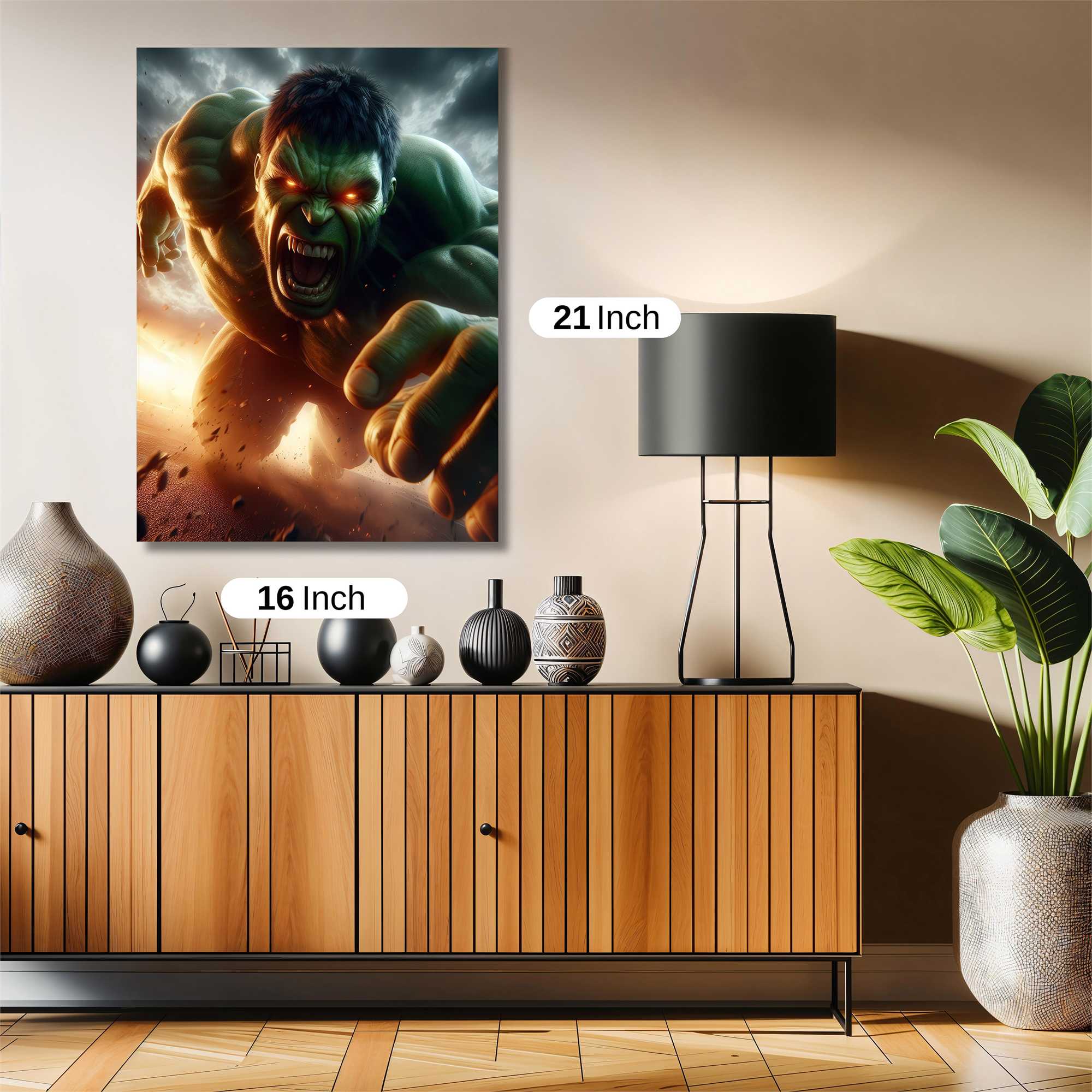 Hulk Ferocious Safe Wall Magnetic / M