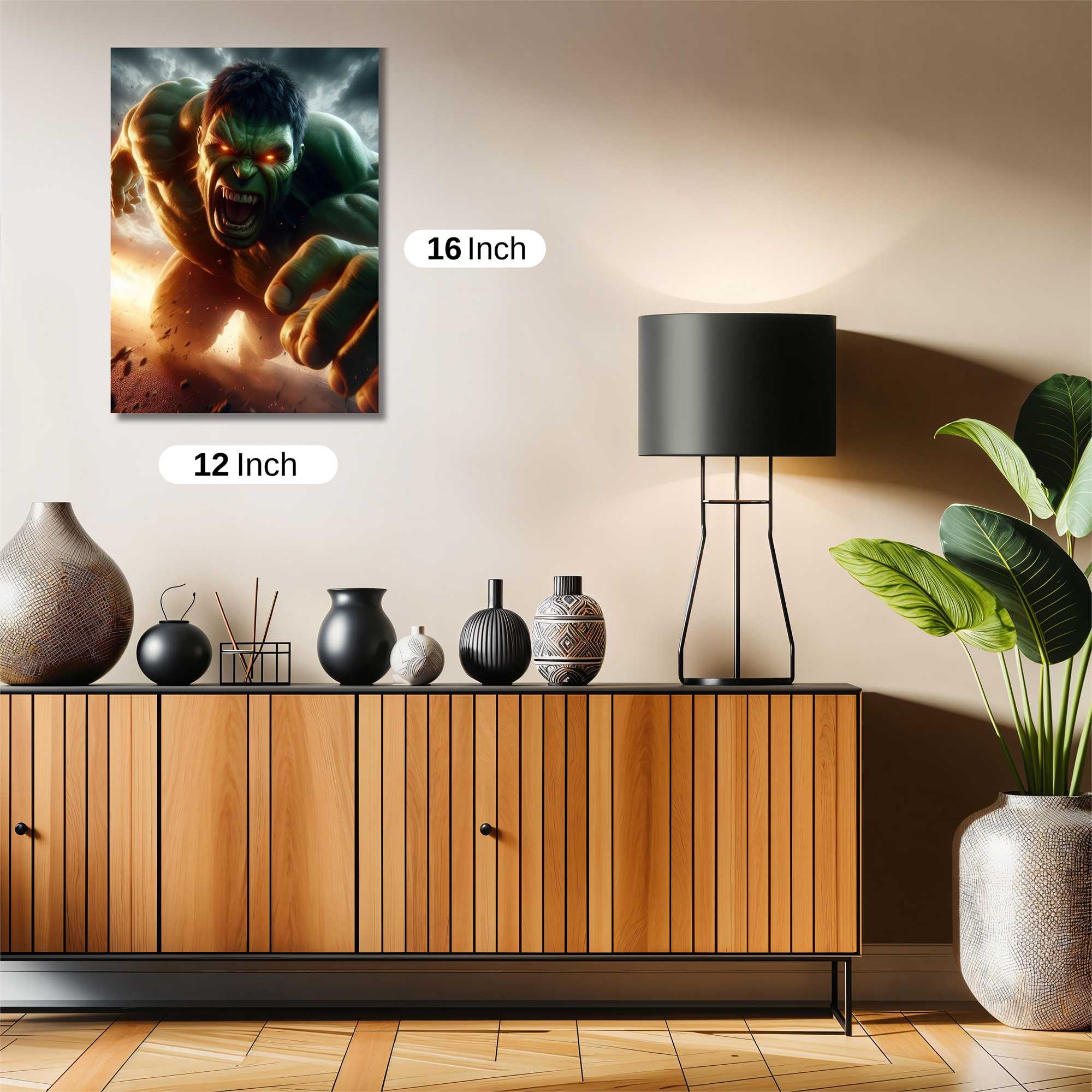 Hulk Ferocious Safe Wall Magnetic / M