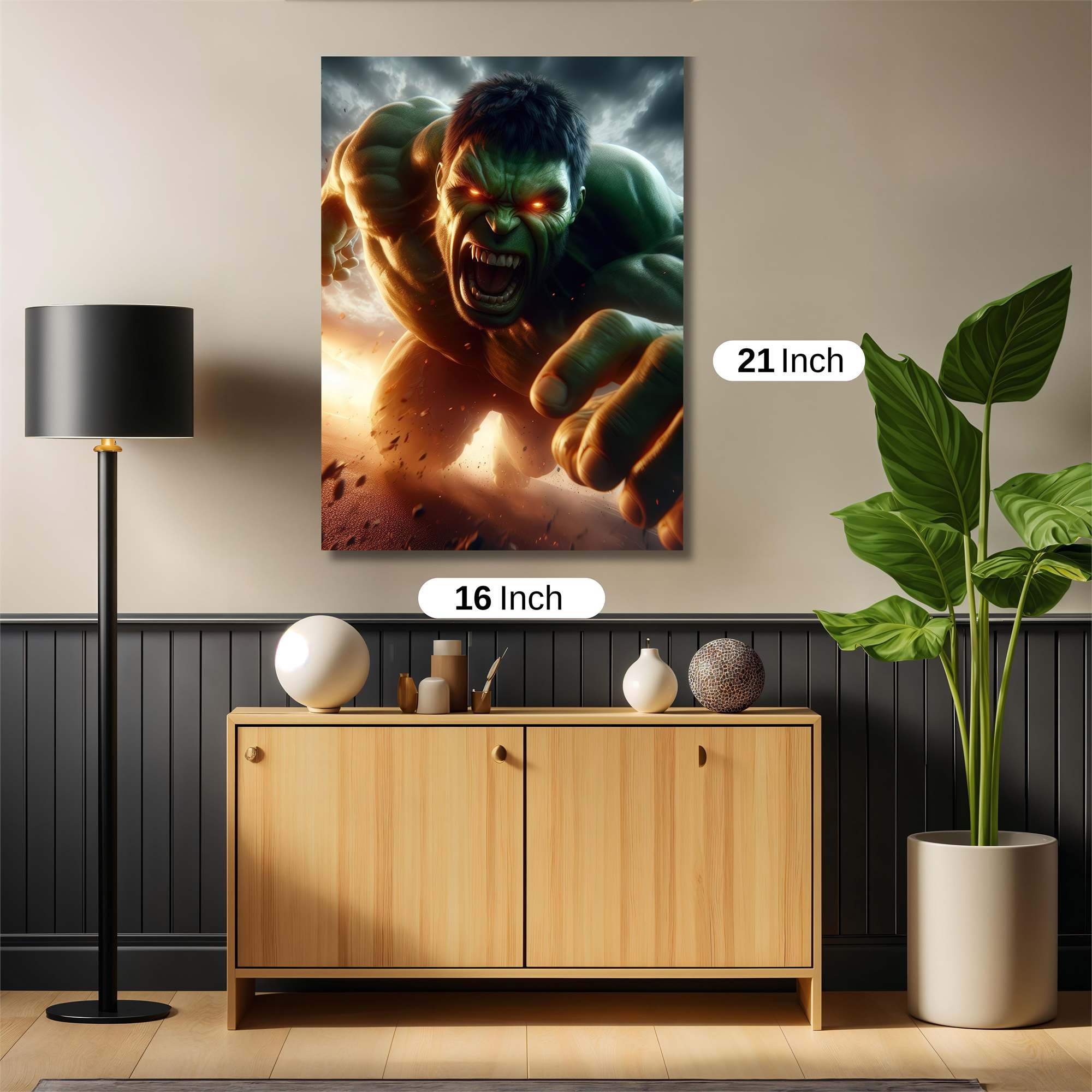 Hulk Ferocious Safe Wall Magnetic / M