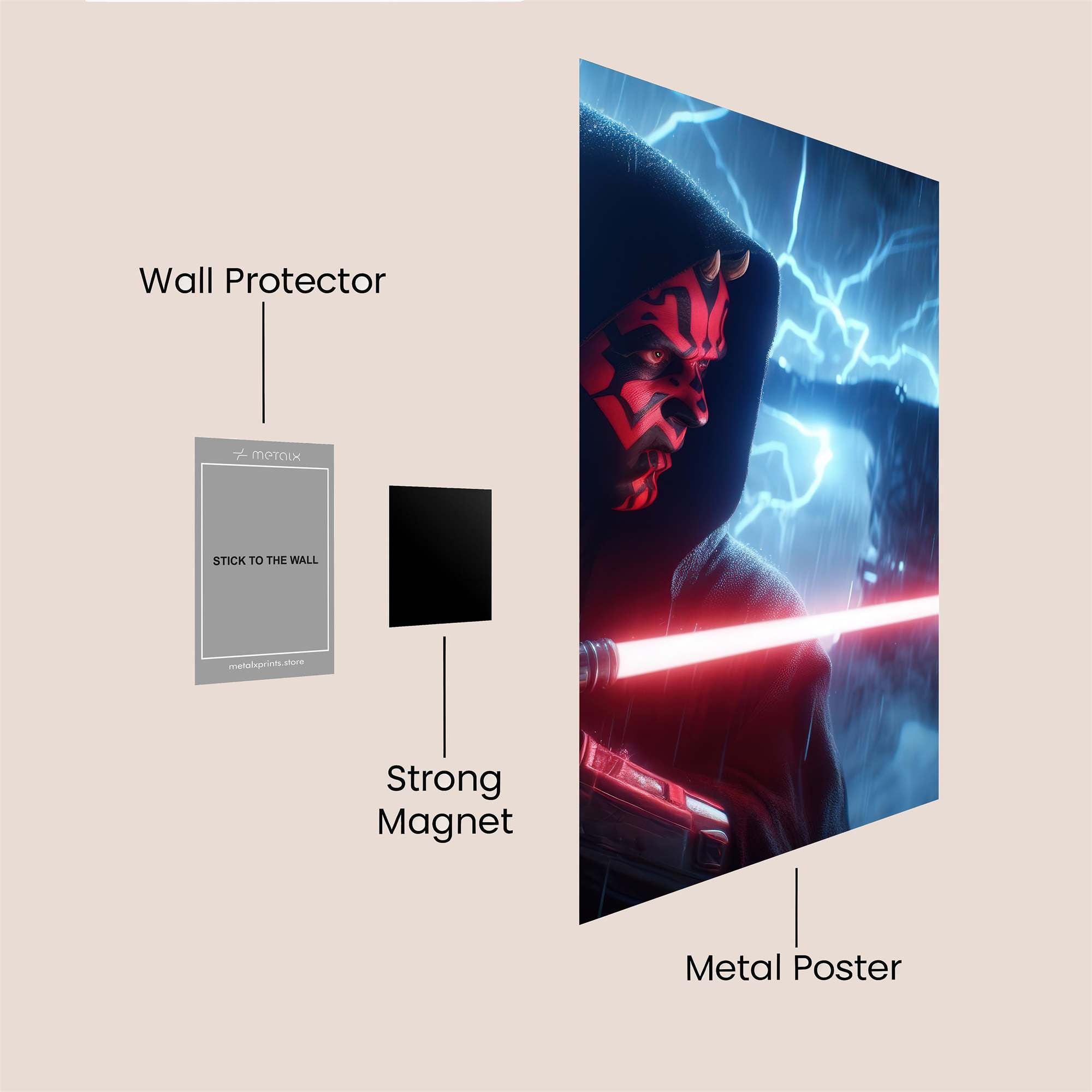 Maul Menacing Safe Wall Magnetic / M