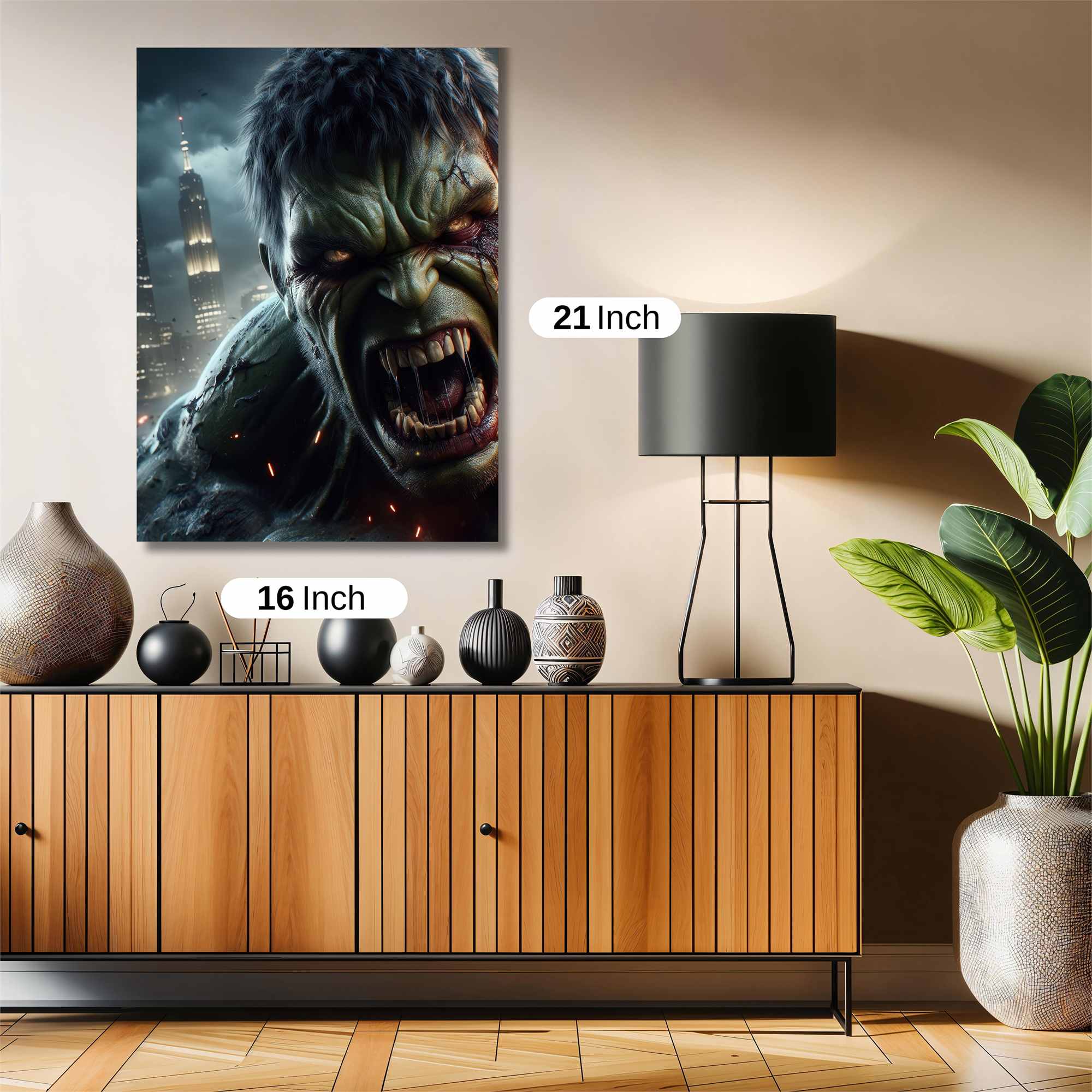 Hulk Enraged Safe Wall Magnetic / M