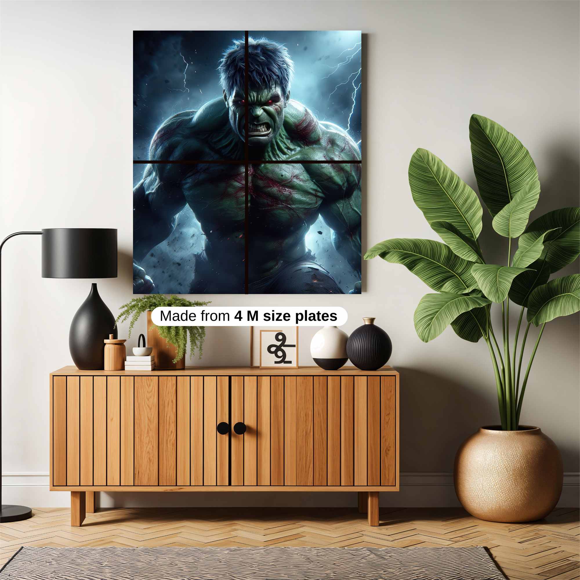 Hulk Thunderous Safe Wall Magnetic / M