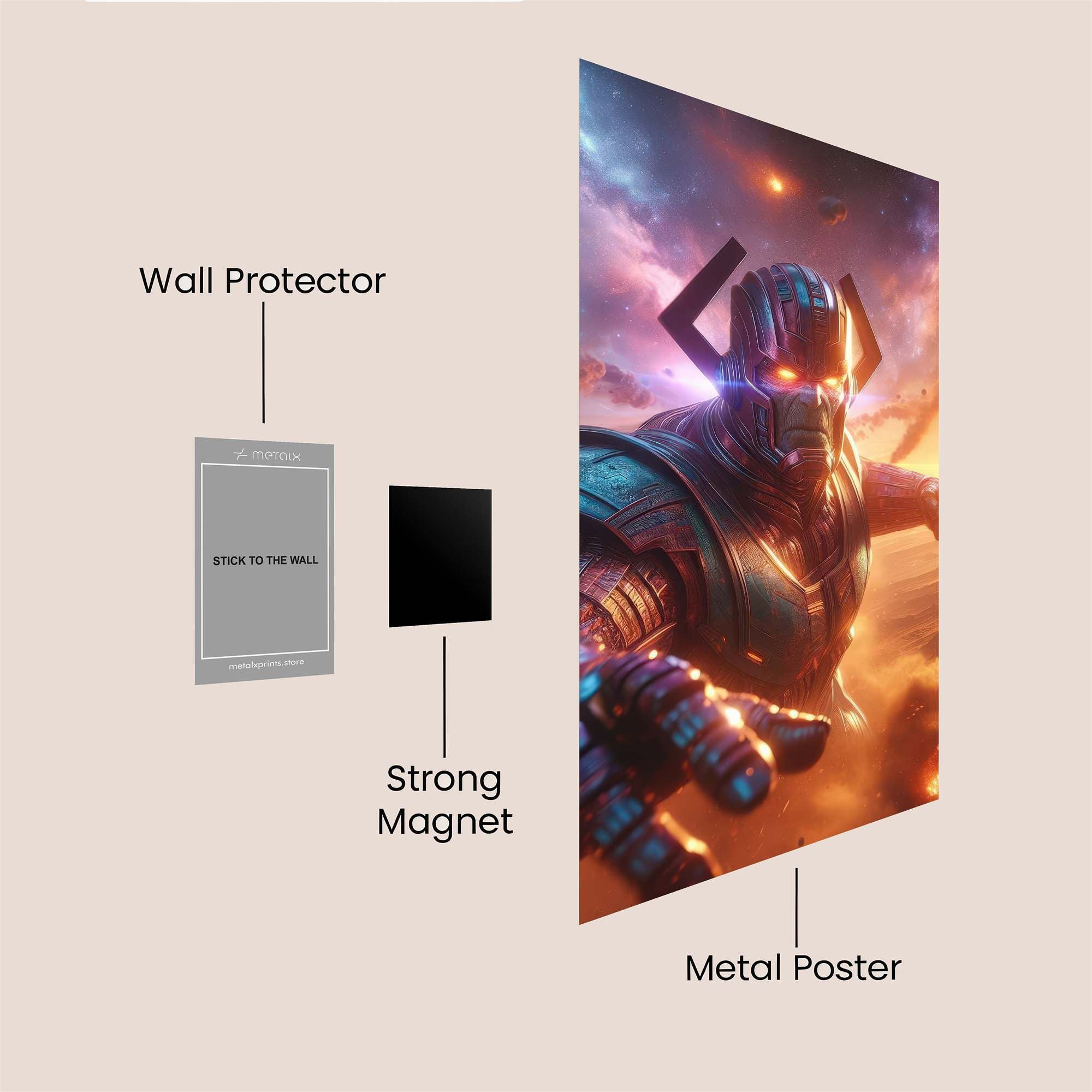 Galactus Ascends Safe Wall Magnetic / M