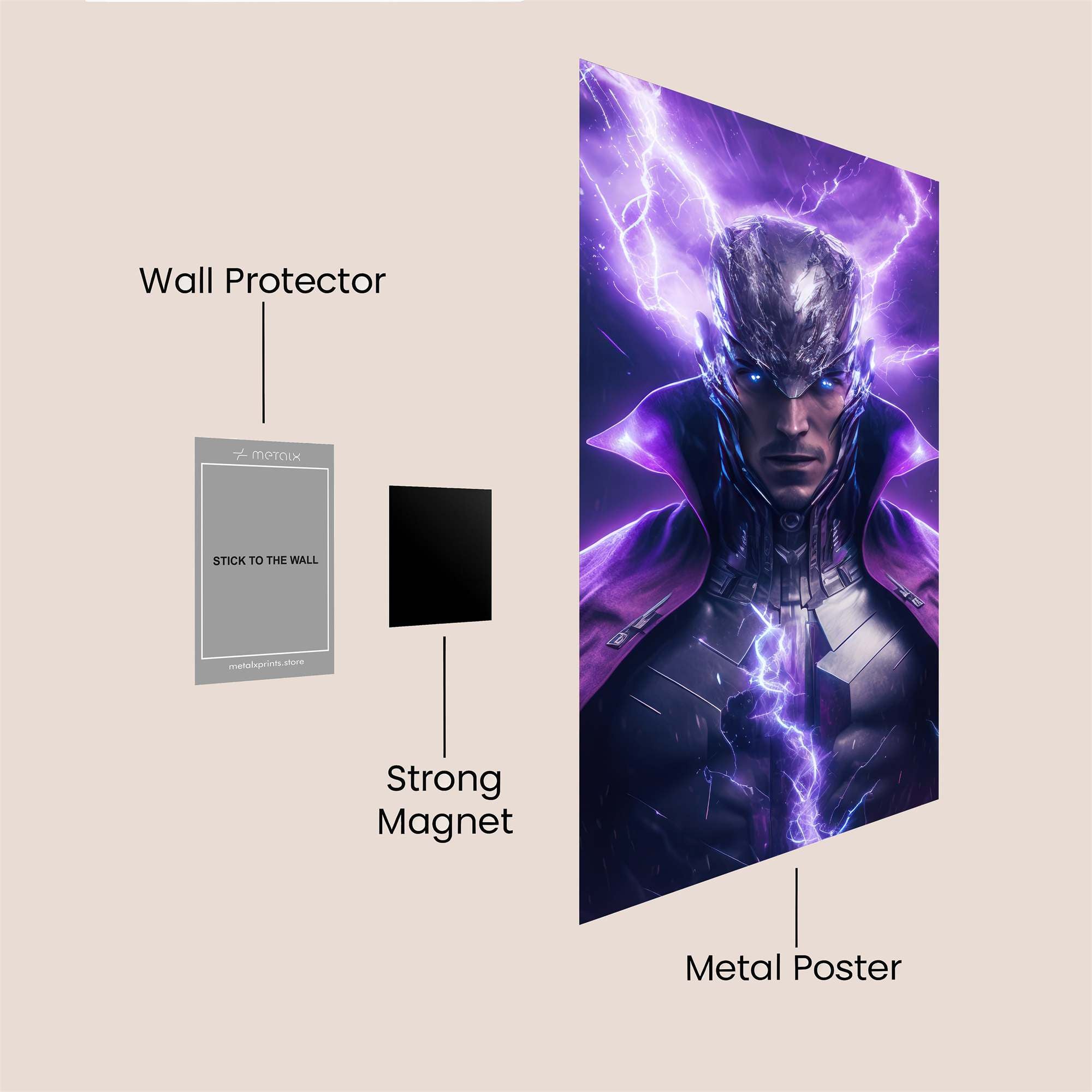 Electro Majestic Safe Wall Magnetic / M
