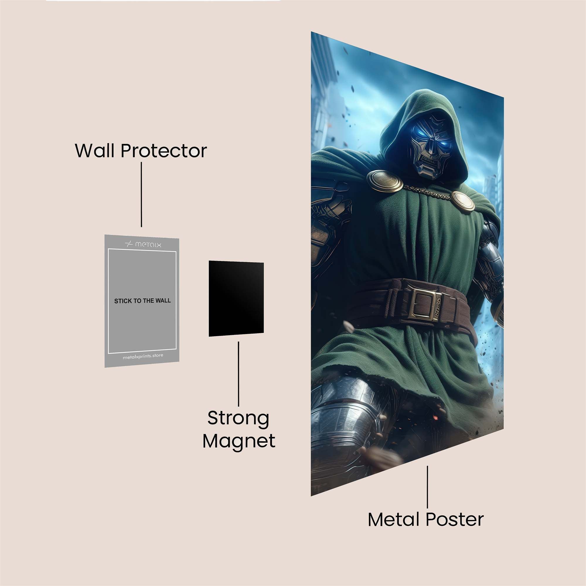 Doom Resolute Safe Wall Magnetic / M
