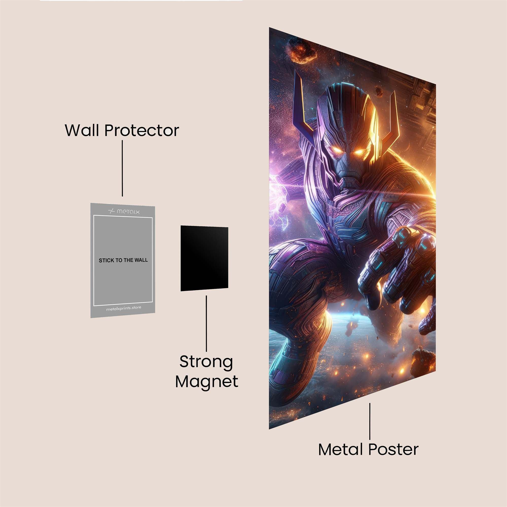 Galactus Unleashed Safe Wall Magnetic / M