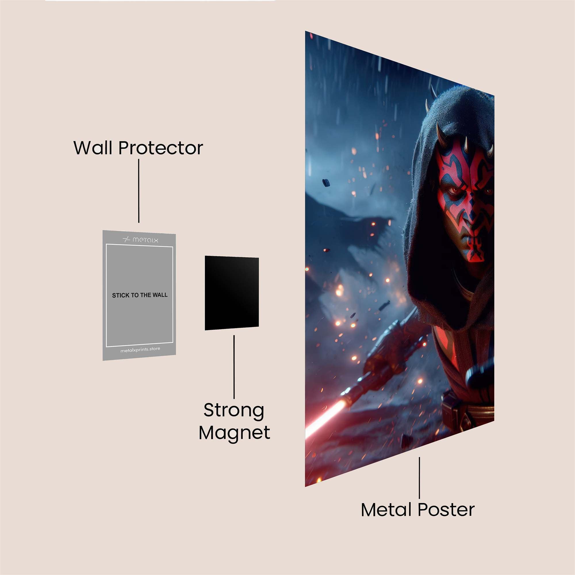 Maul Menace Safe Wall Magnetic / M