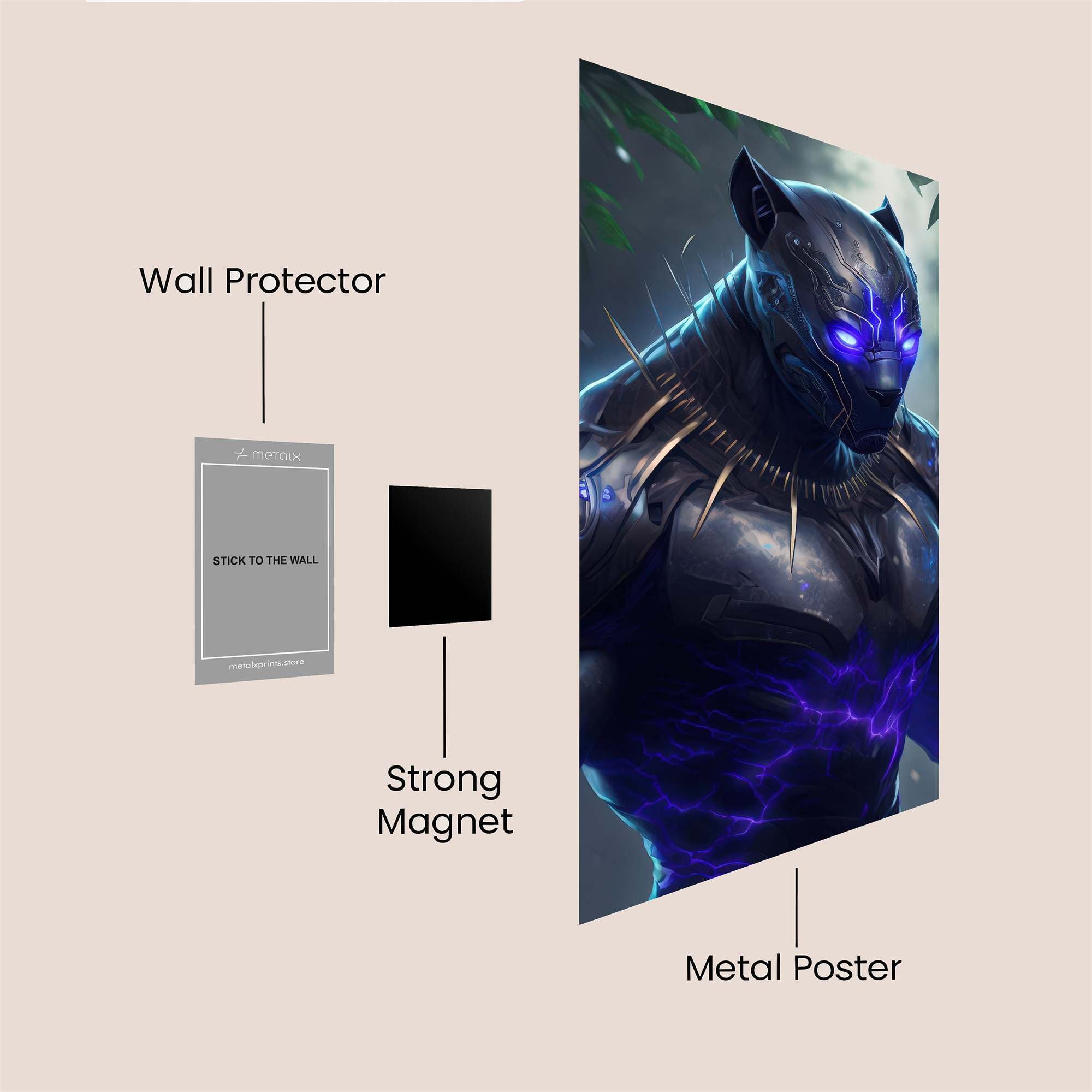 Panther Power Safe Wall Magnetic / M
