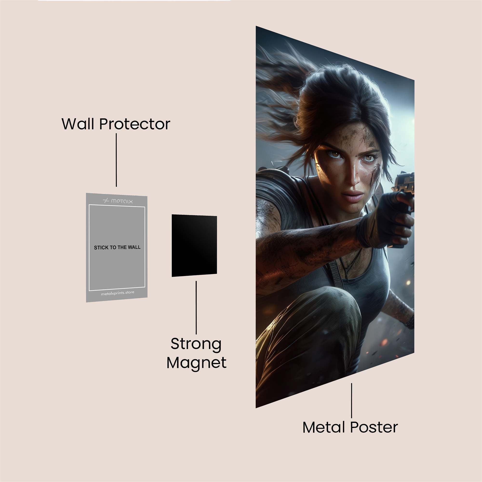 Lara Resolute Safe Wall Magnetic / M