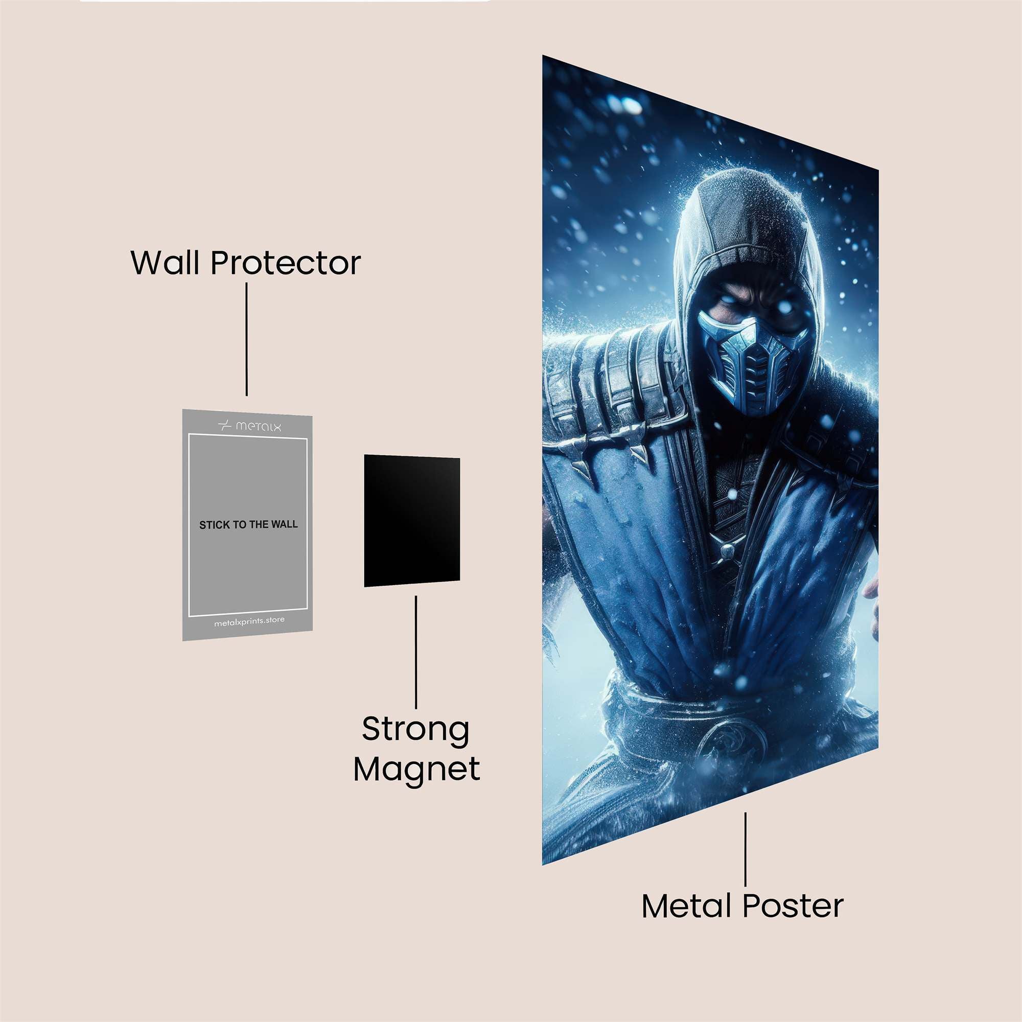 Sub-Zero Frosty Safe Wall Magnetic / M