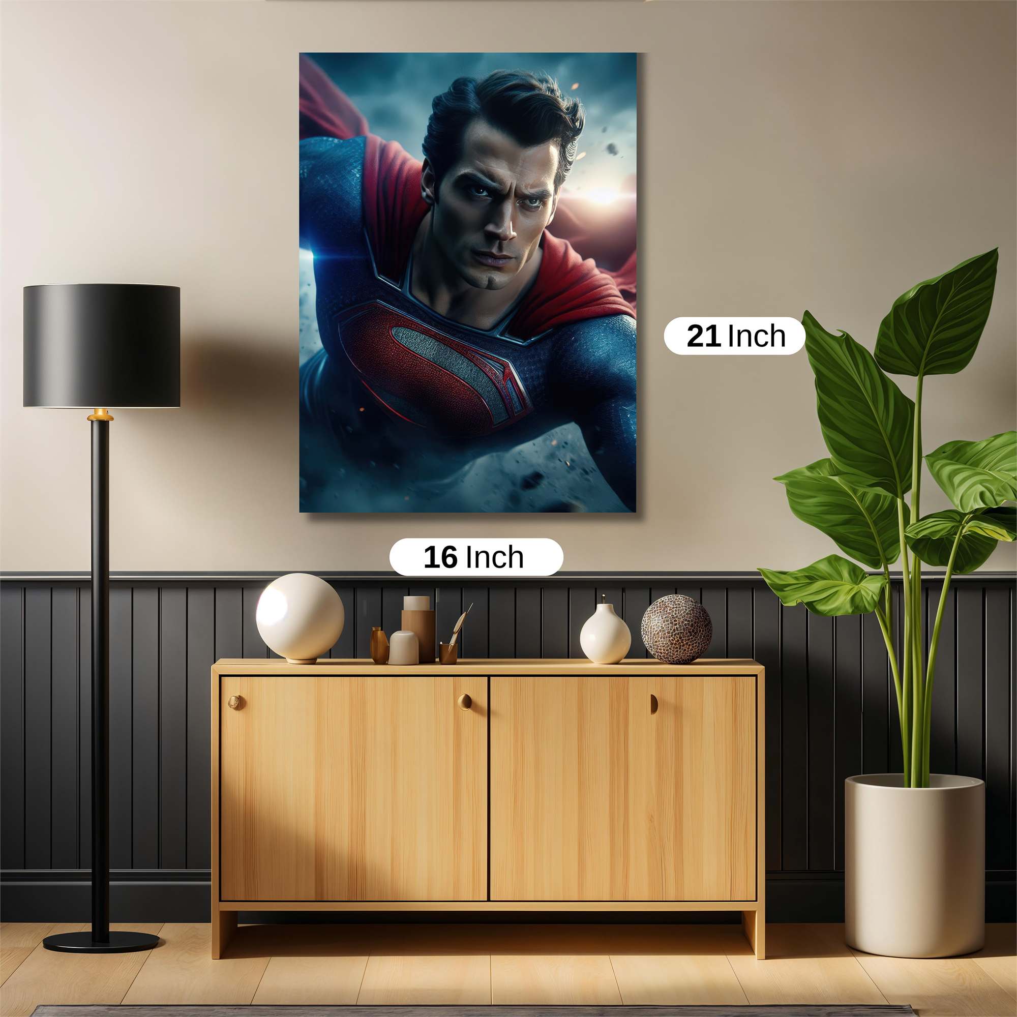 Superman Resolute Safe Wall Magnetic / M