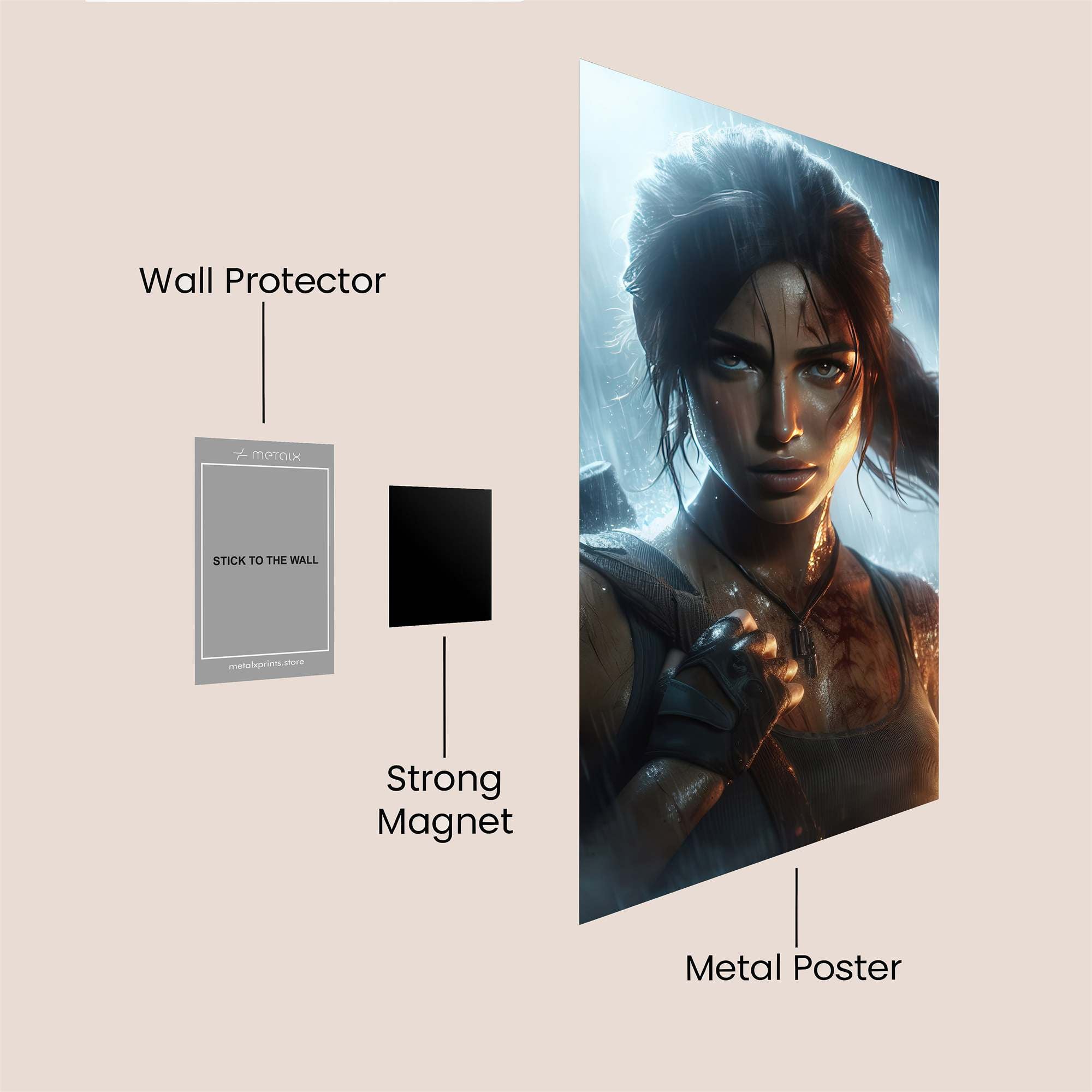 Lara Resolute Safe Wall Magnetic / M