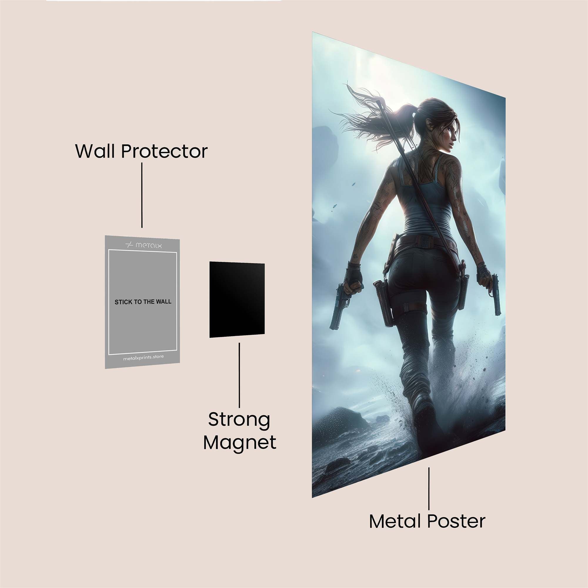 Lara Resolute Safe Wall Magnetic / M
